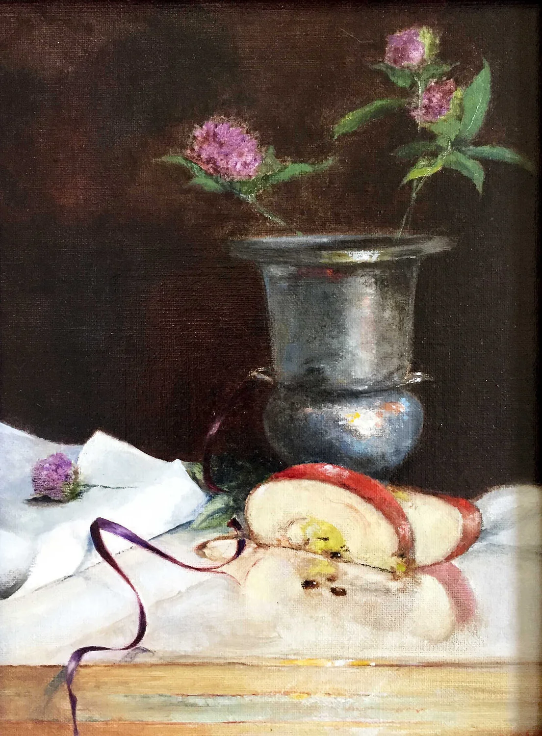Thistles , 9 x 12 inches, oil on linen