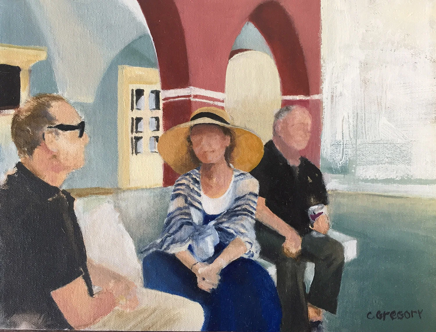 Jenny's Friend , 12 x 9 inches, oil on canvas, SOLD