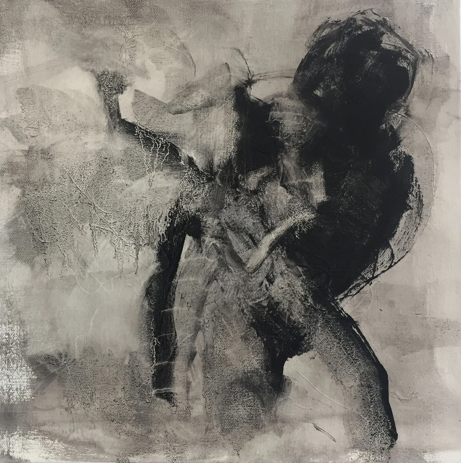 Untitled 1, oil on canvas, 12 x 12 inches