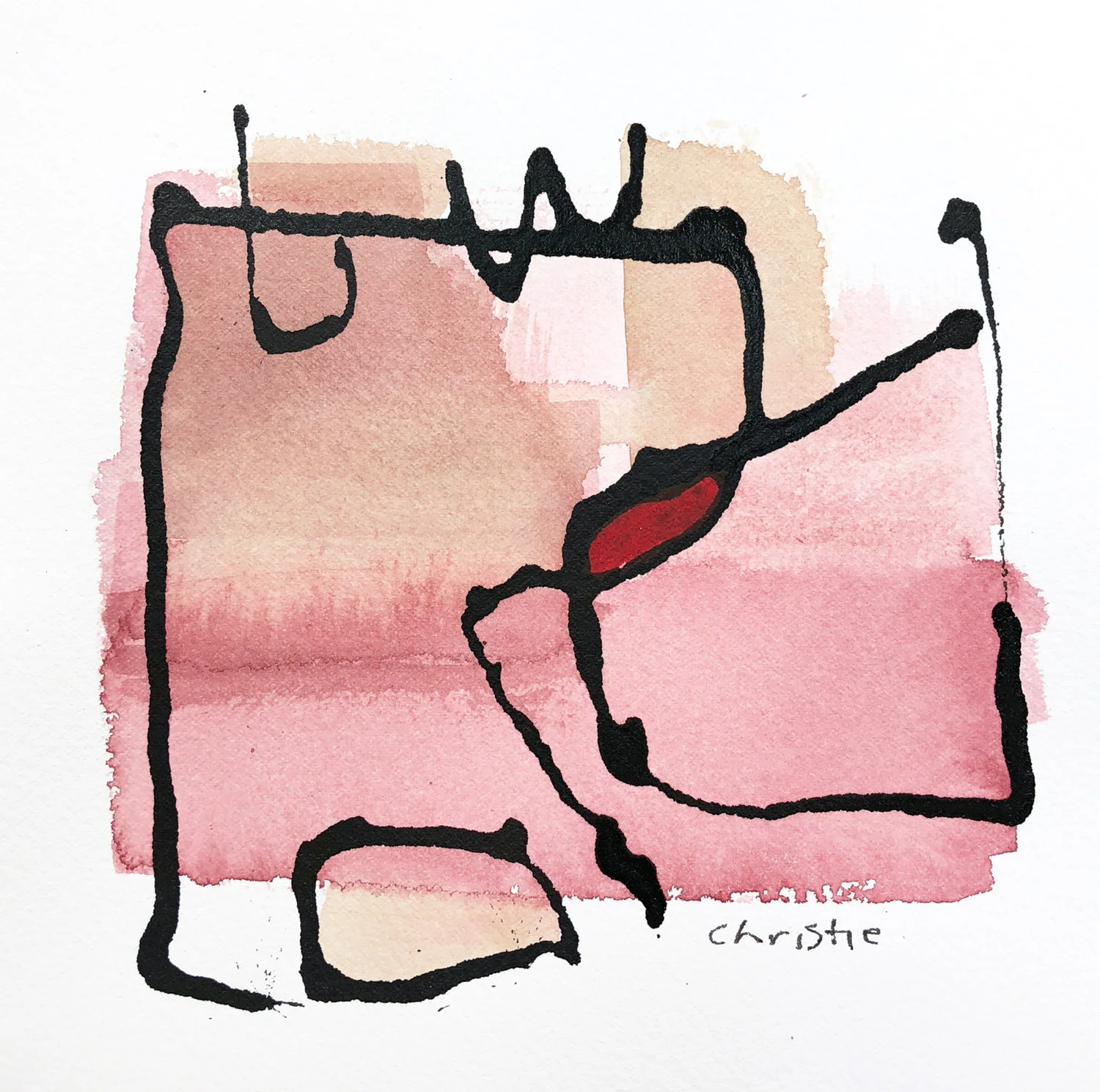 Watercolor on paper