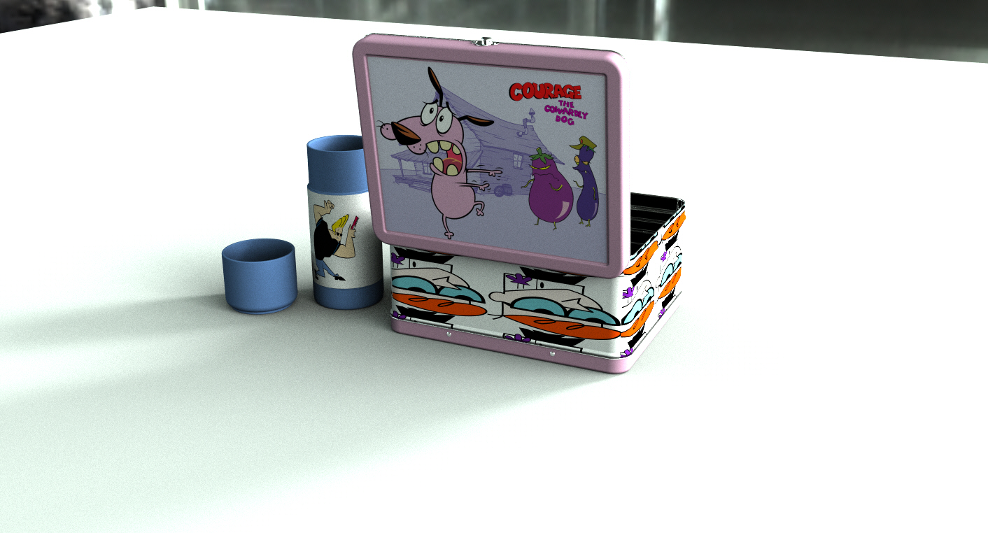 Courage the Cowardly Dog lunch box