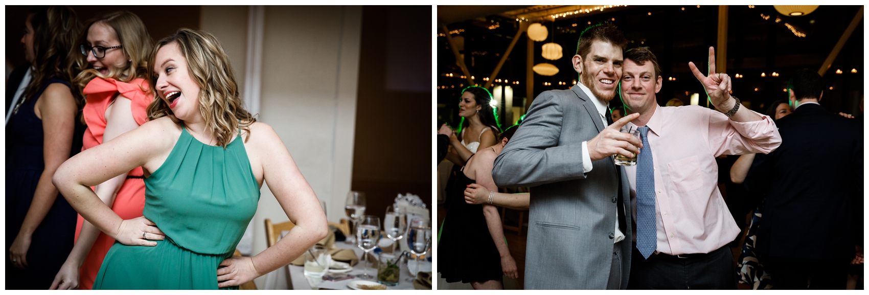wedding reception at Chicago's Greenhouse Loft
