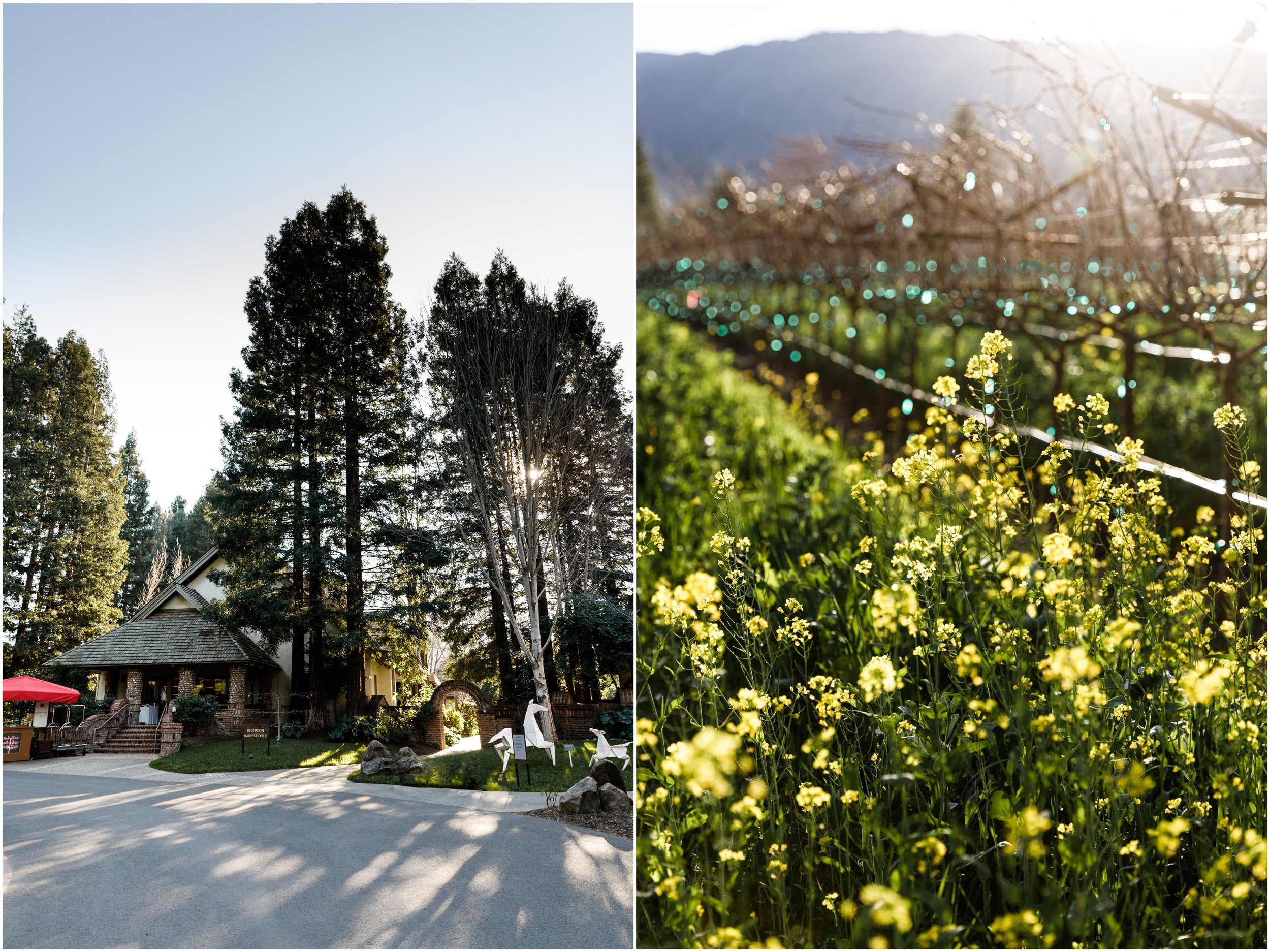 entrance of the Harvest Inn in Napa Valley