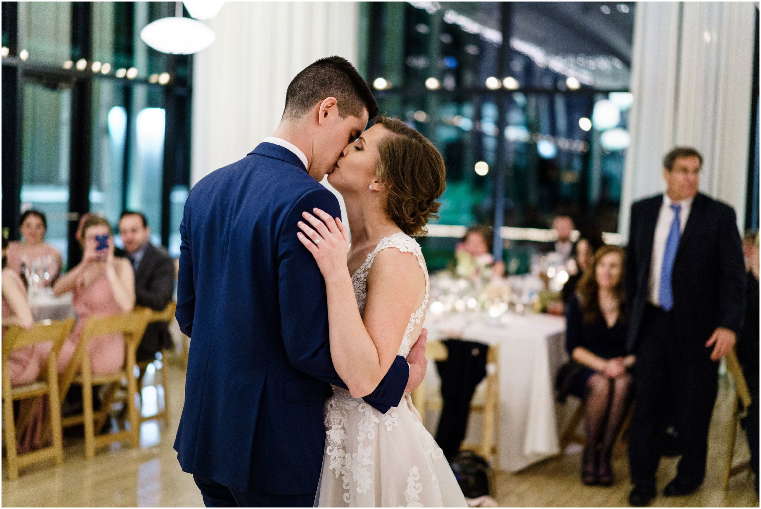 bride and groom's first dance at Greenhouse Loft in Chicago
