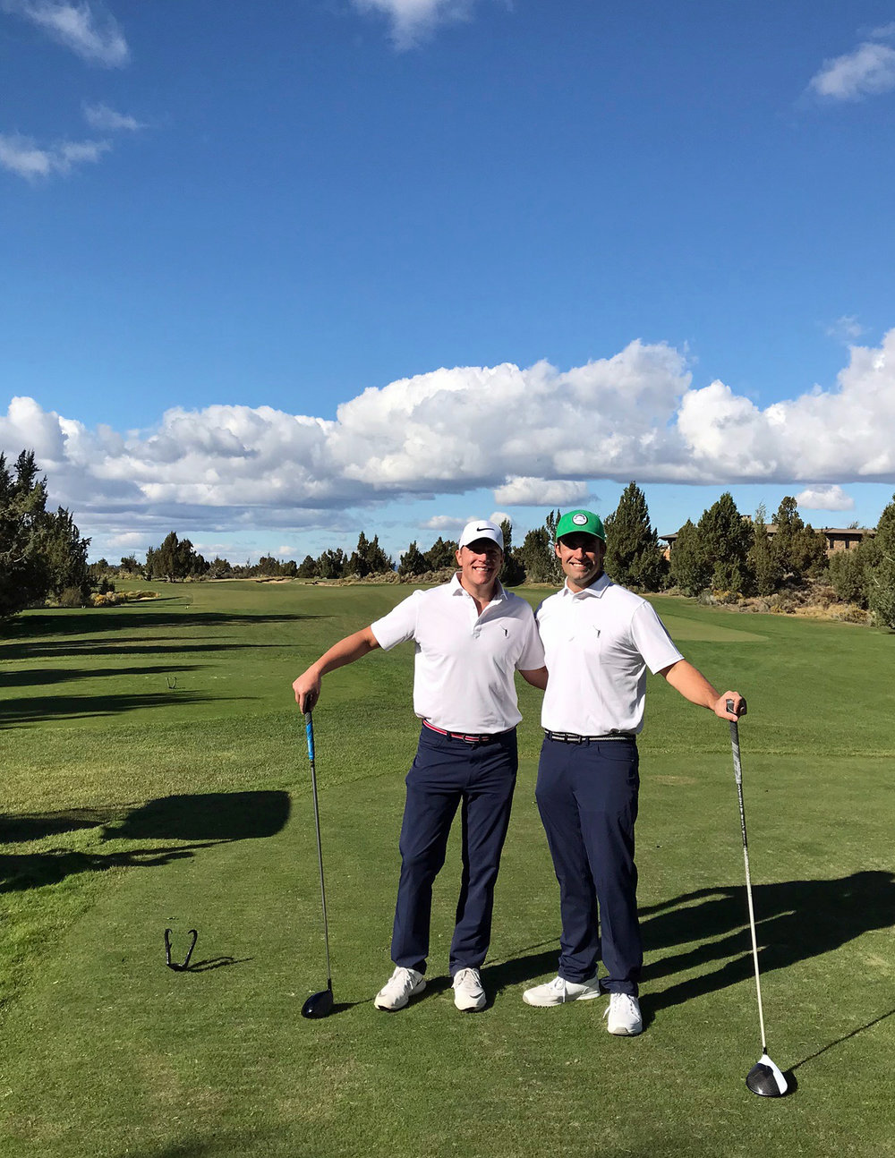 Golf brother don't shake hands. Golf brothers gotta twin!