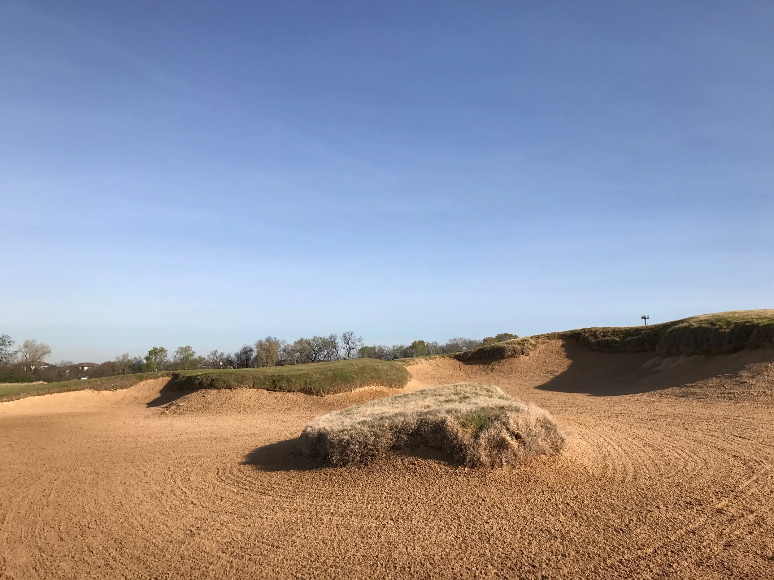 Fairway bunker on 5