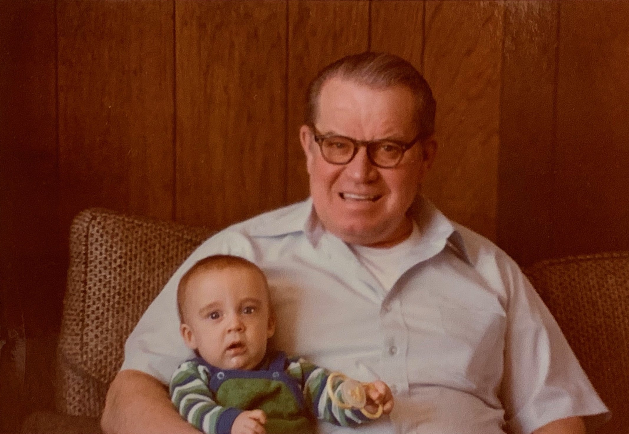 Me and Grandpa circa 1979