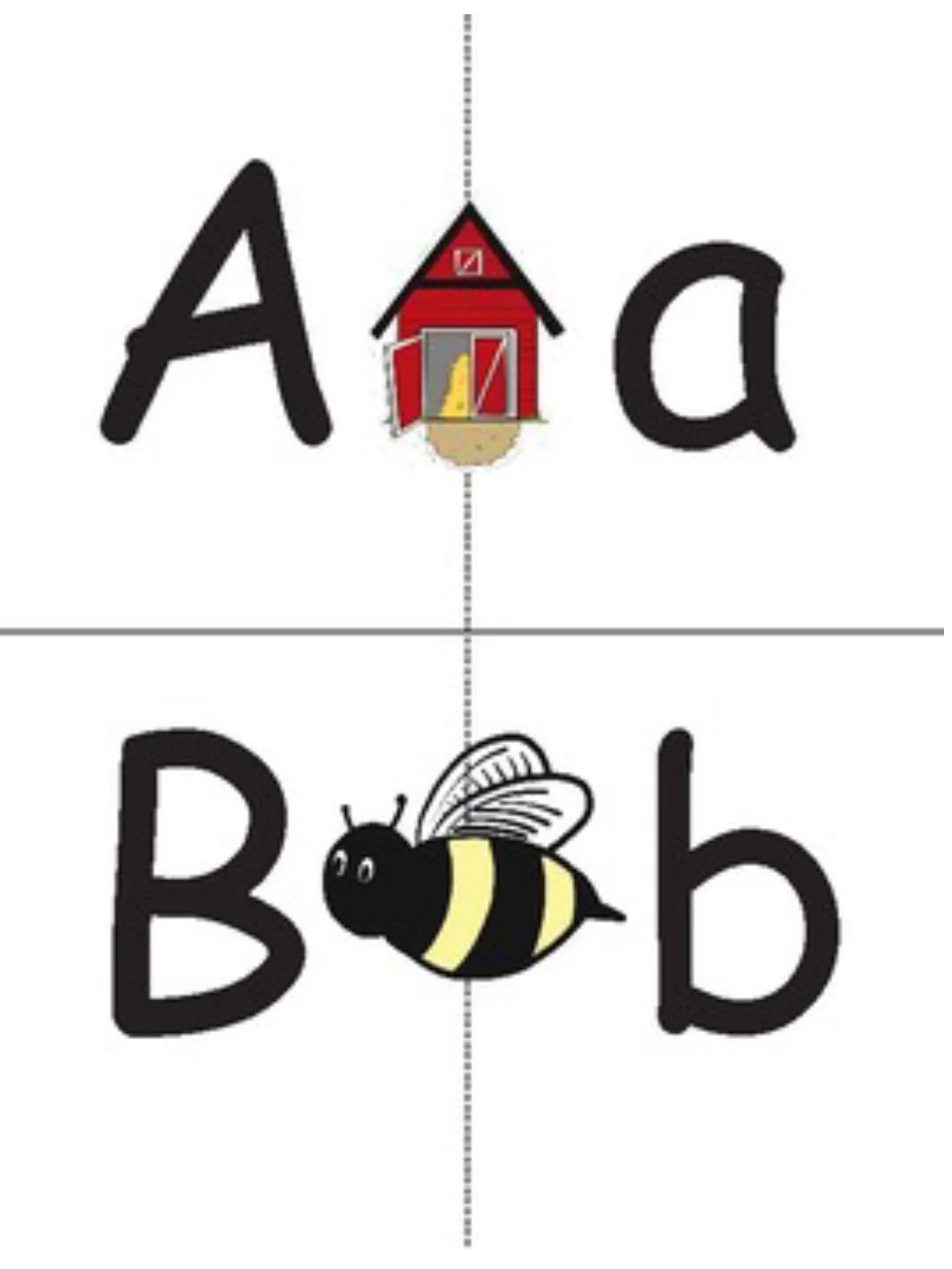 Upper Case Lowercase Match (with Letter Recognition Pictures)