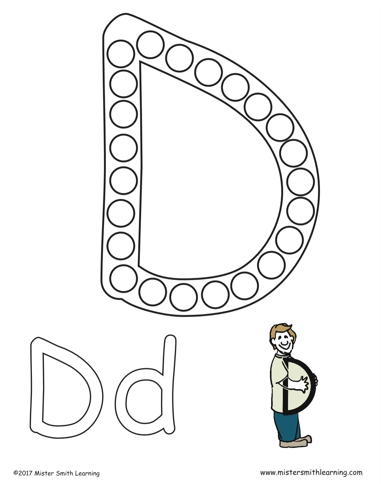 Uppercase Coloring Pages