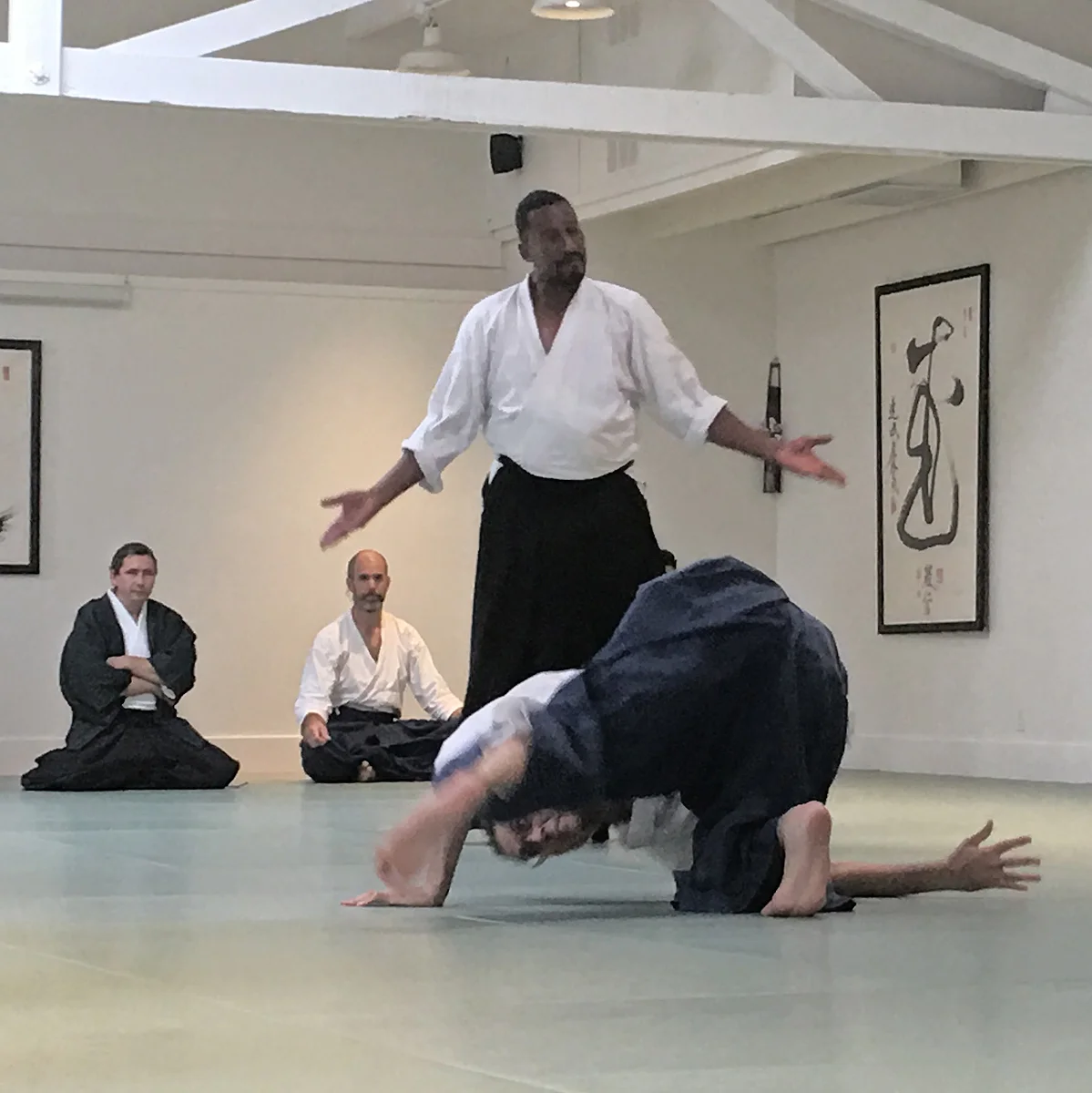 RJ during his Shodan Black Belt Test. The Embodiment of Executive Presence on the mat.