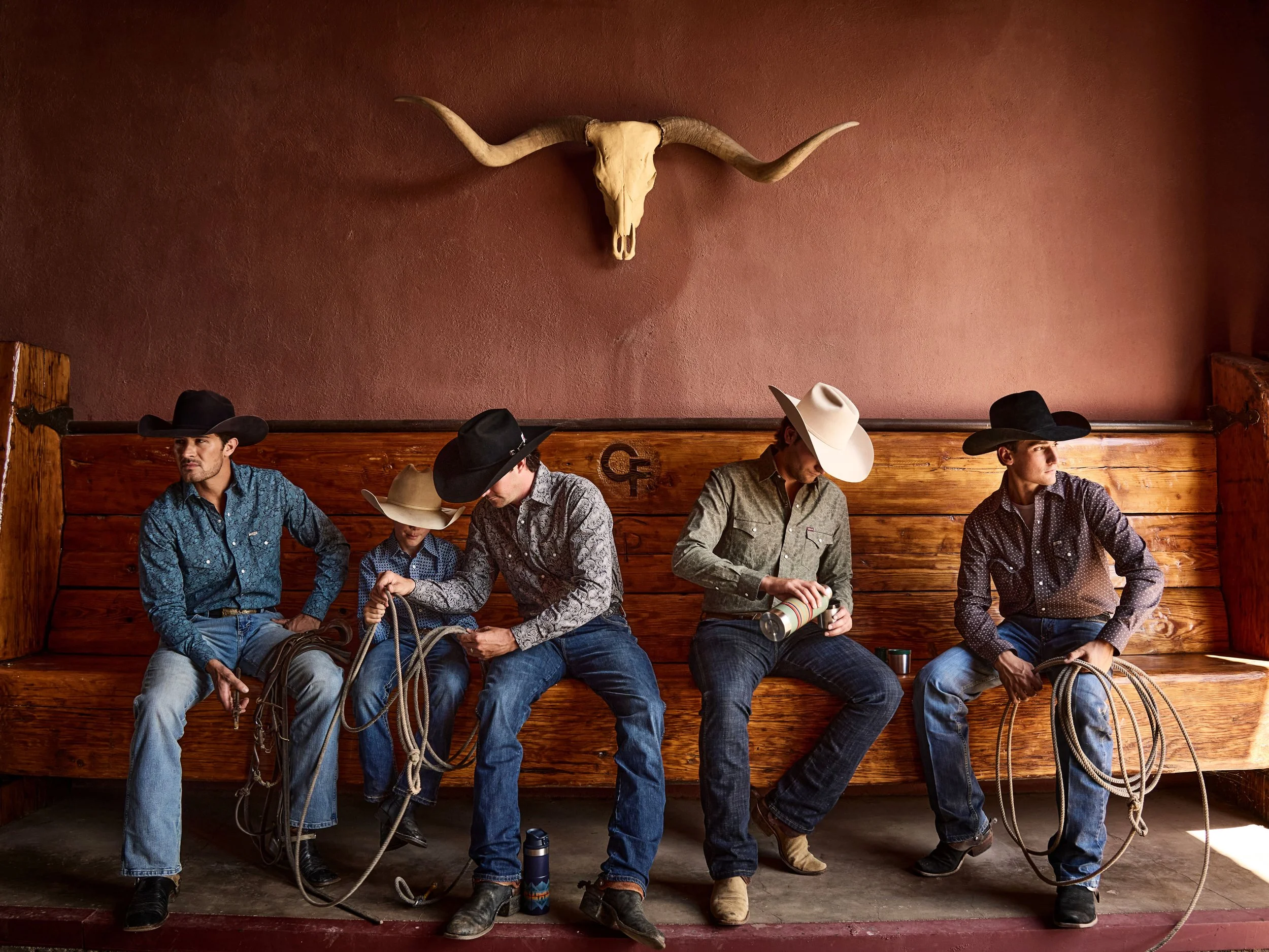  Jason Connel, real life photographer, creates the photo to represent the Cowboy way. 