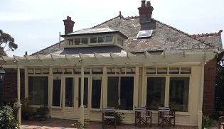 New Conservatory Roof (Plum), Melborne