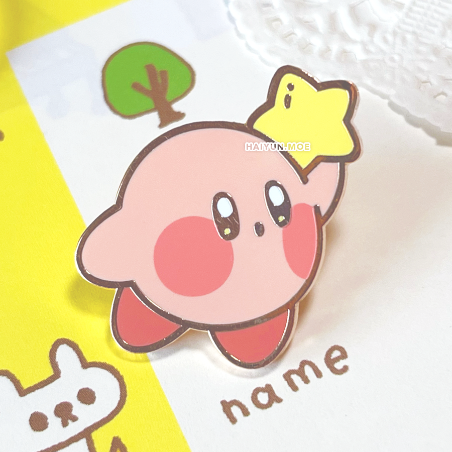 Kirby Star & Heart Stickers — haiyun