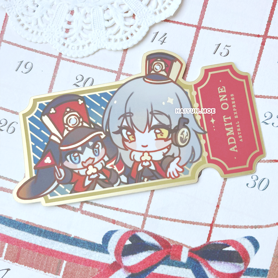 Honkai: Star Rail Stelle & March 7th Print — haiyun