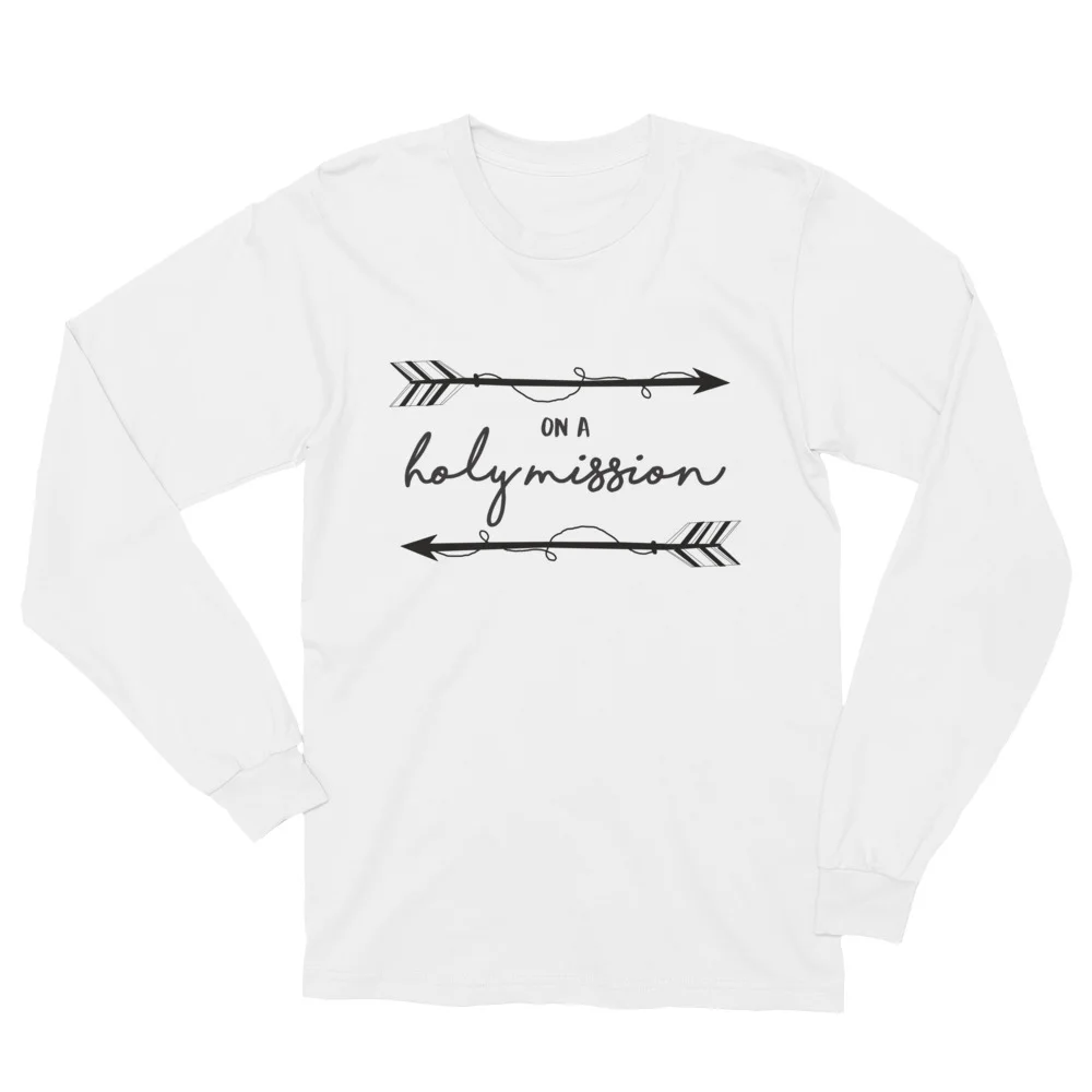 OnAHolyMission_longsleeve_mockup_Flat-front_White.jpg