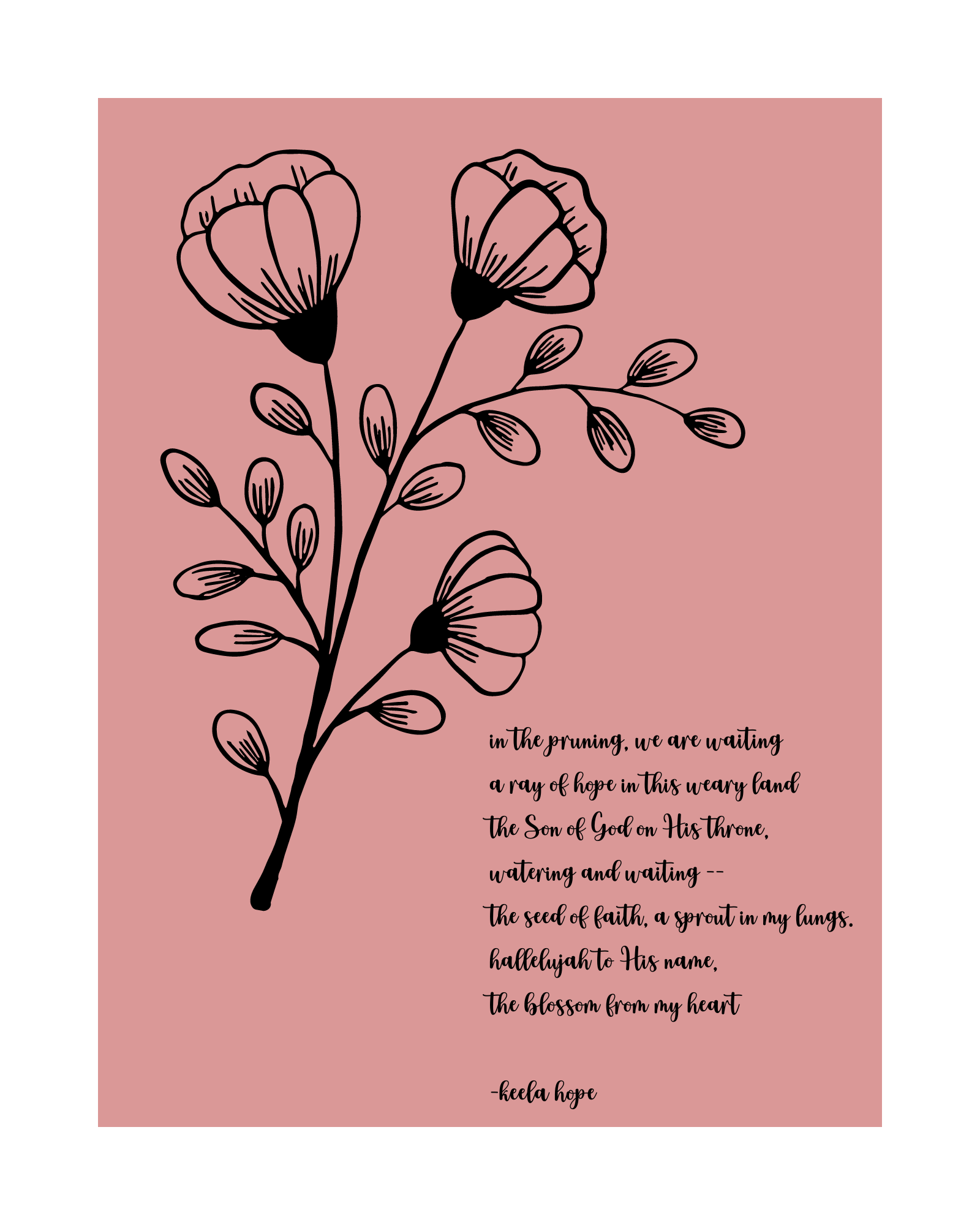 PRUNING AND BLOSSOMING POETRY ART PRINT.png