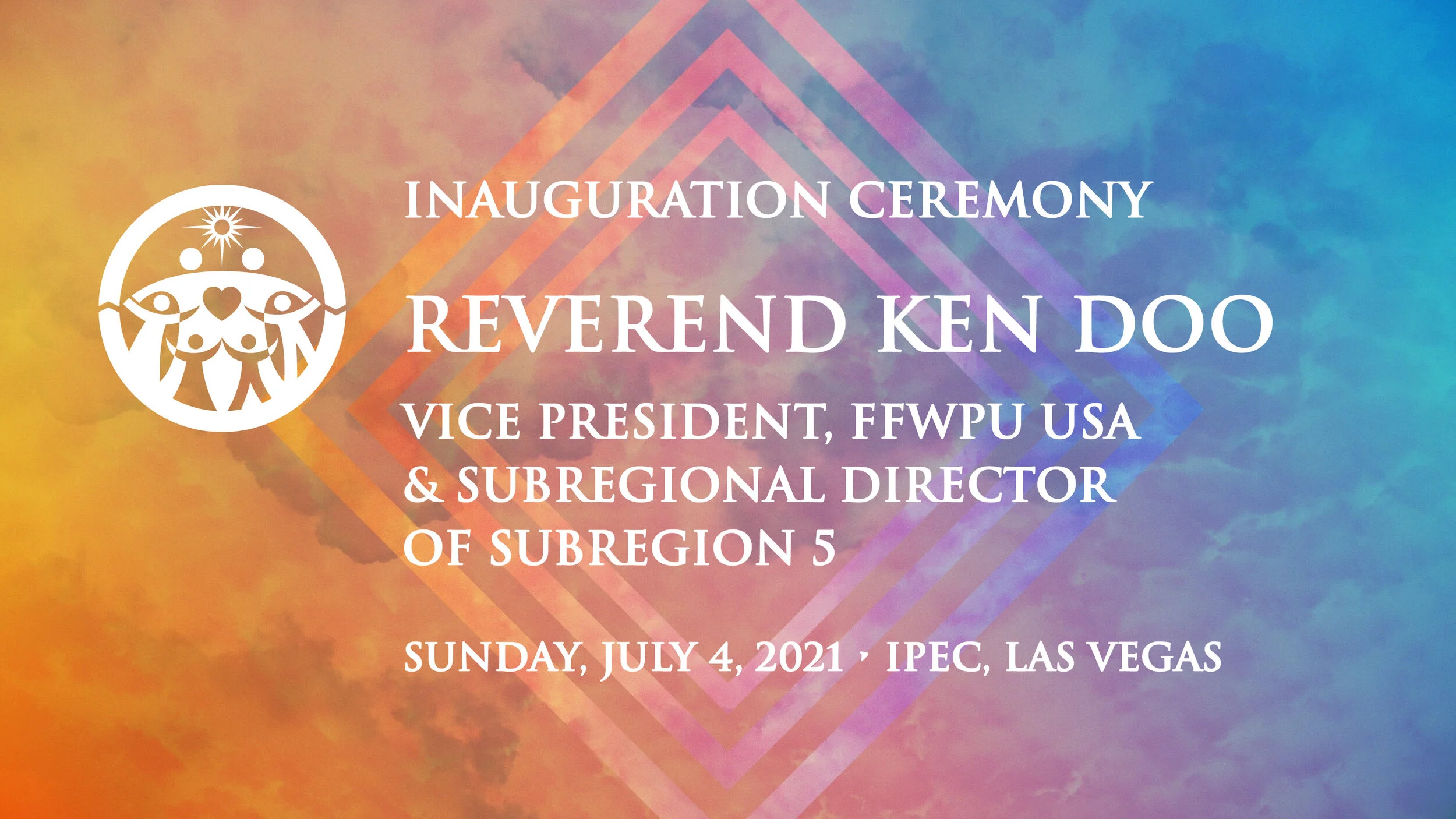 Inauguration of Rev. Ken Doo on July 4 @10 am