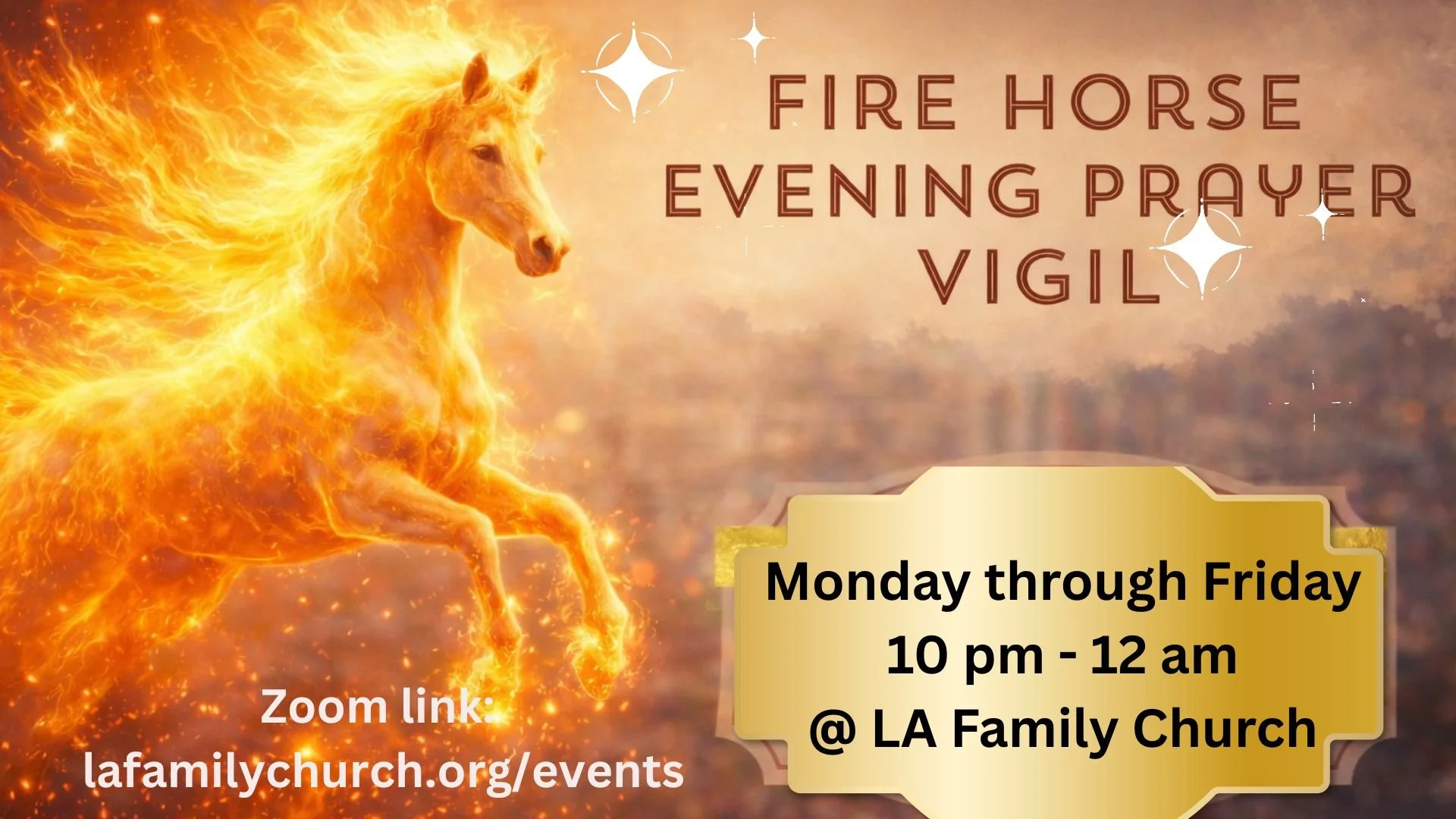 Cheonshim Won Prayer Vigil