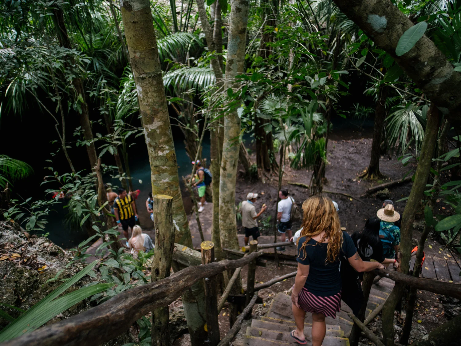 El Cedral - Cenotes in the middle of the jungle which inspired my piece.