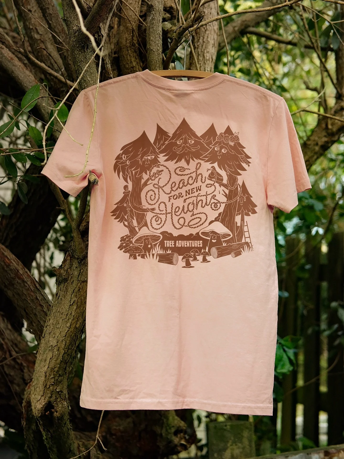 I created these forest friends (last year oops!) for @treeadventures to celebrate 20 years of adventuring in the treetops. 🌲🌲🌲
These images are just my mockups, but if you’re into climbing trees and playing on ropes then you can grab one of