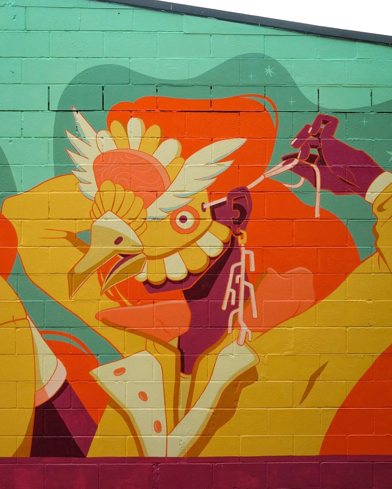 Perhaps once these three adventurers made it deep into the forest, they decided to just stay there and wait it out&hellip;

A closer look at my piece for @southseaspray Te Anau, December 2025. Swipe across for before and after shots.

✌️🌱💚🕊️

#nzs