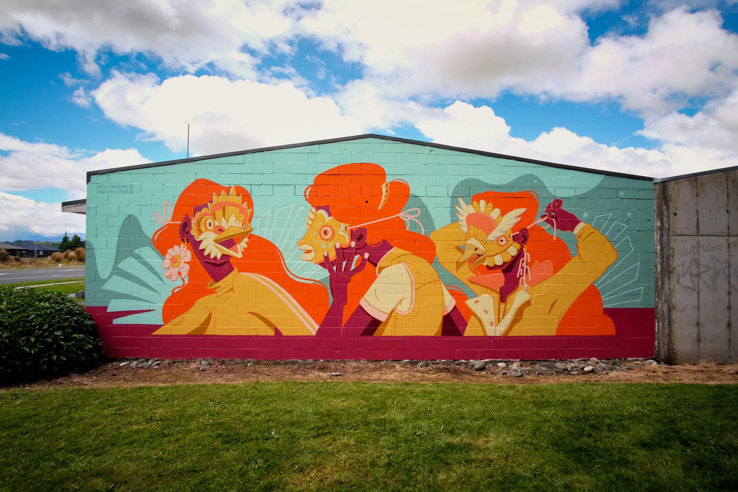 South Sea Spray (street art festival) Te Anau, 2025