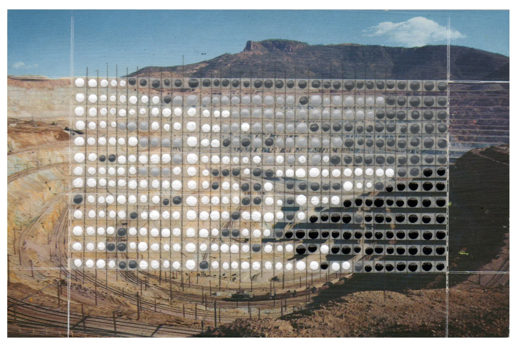 Borrowed Landscapes Study No.59/New Mexico, Santa Rita Copper Mine