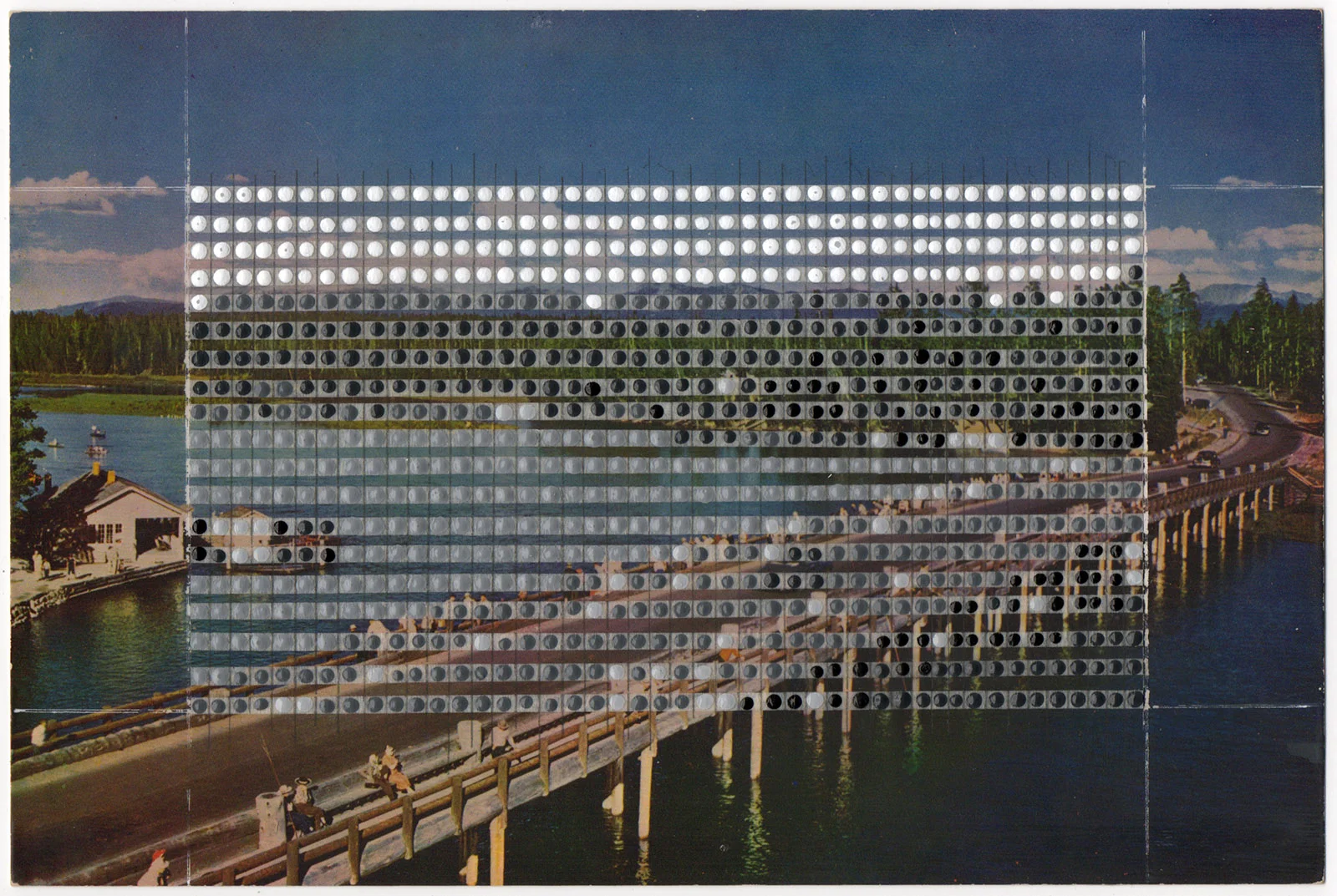 Borrowed Landscapes Study No.84/Wyoming, Yellowstone Fishing Bridge / Private collection