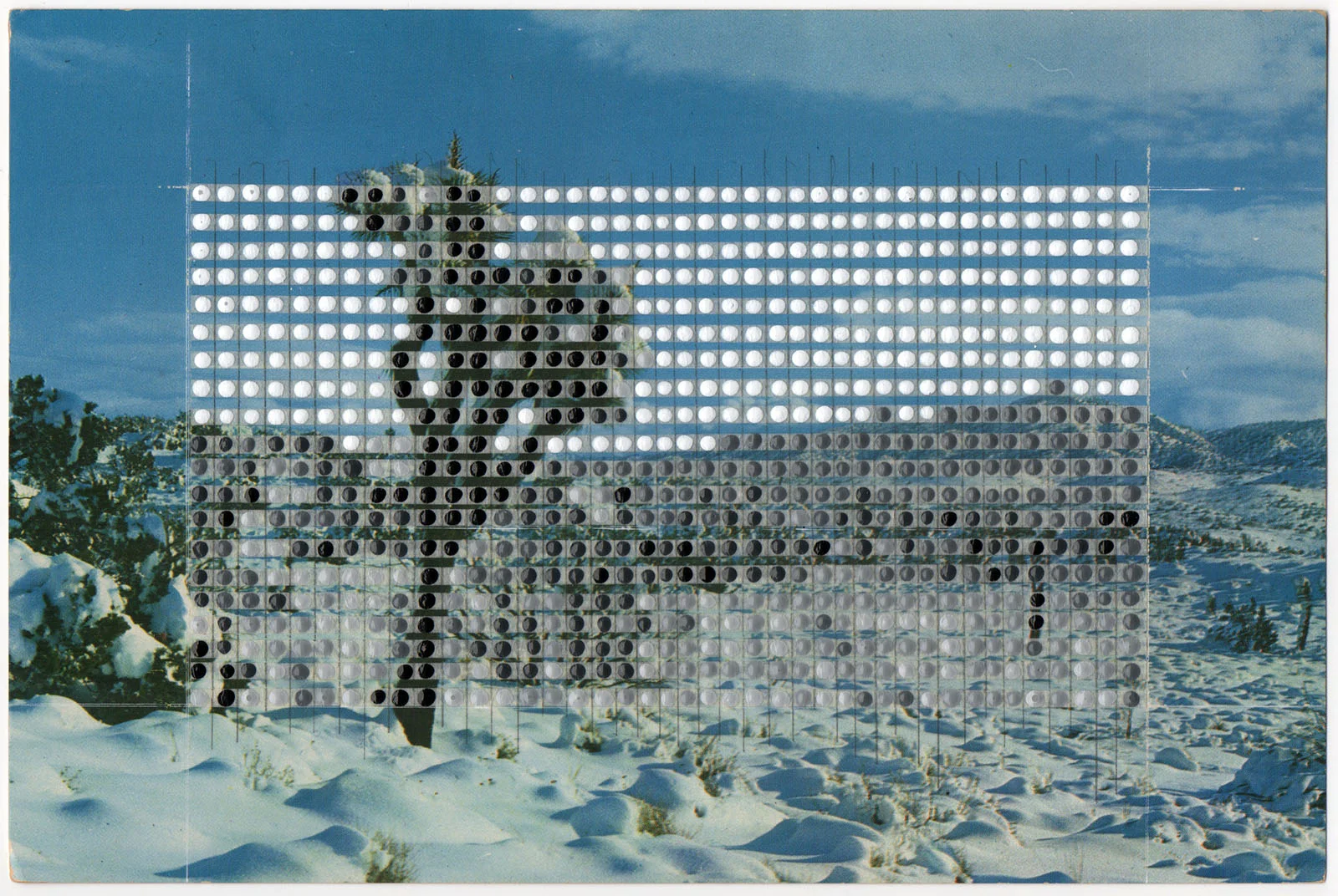 Borrowed Landscapes Study No.92/California, Western Desert in Snow