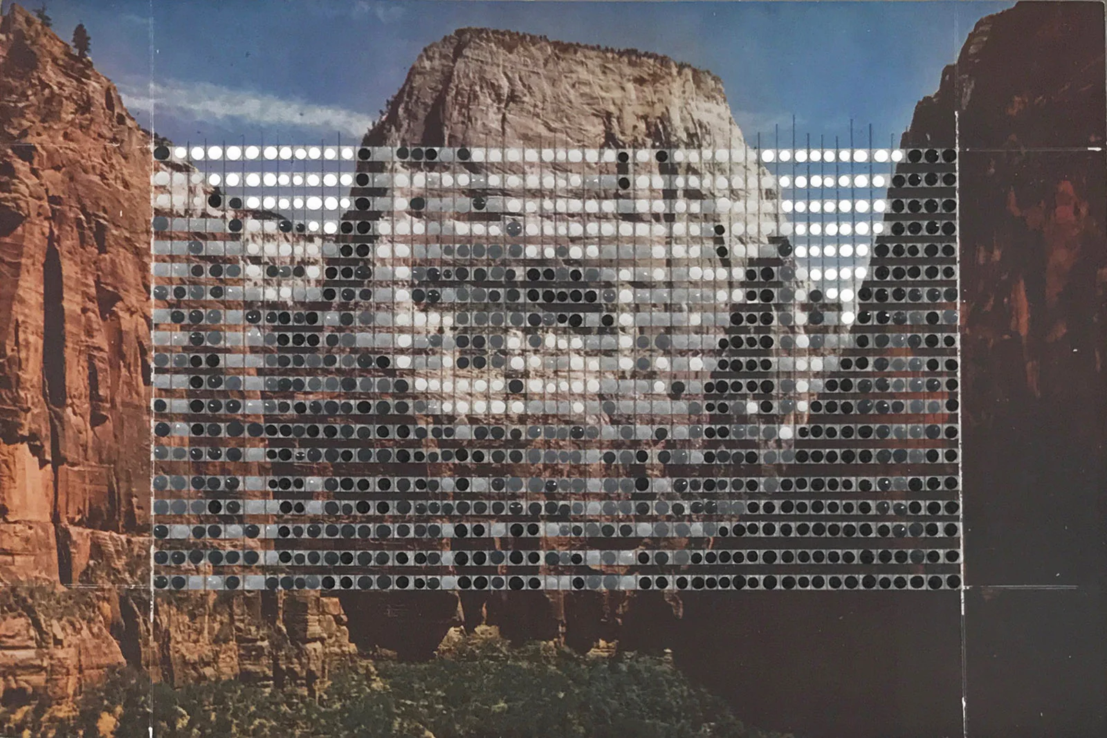 Borrowed Landscapes Study No.103/Utah, Zion, Great White Throne / Private collection