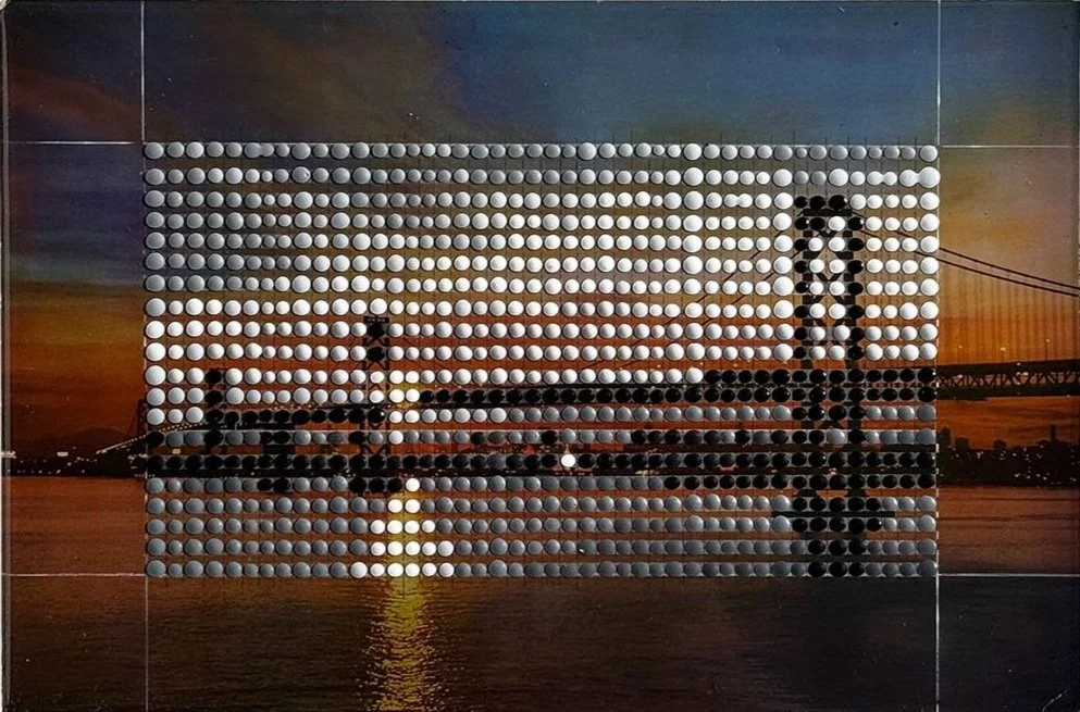 Borrowed Landscapes Study No.206/The Bay Bridge at Sunset, Oakland/San Francisco CA