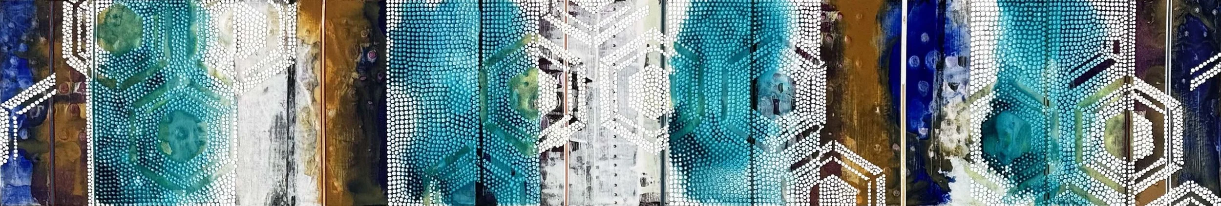 The calling of the eye / Textile Series