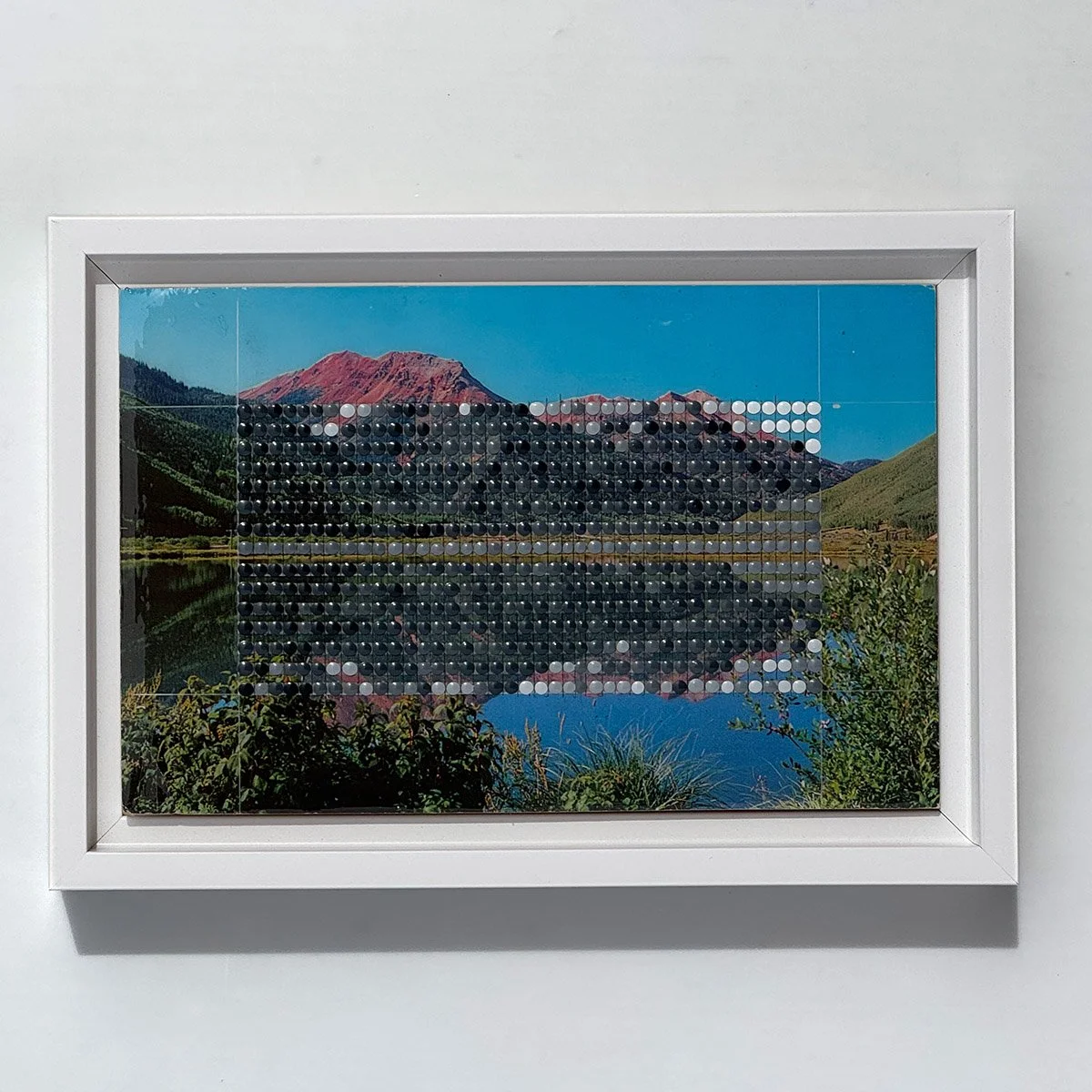 Borrowed Landscape Study No.224/Early Morning Reflections of Famous Red Mountain in Southwestern Colorado