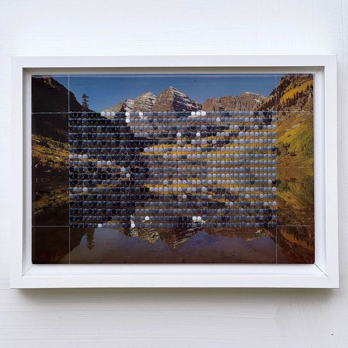 Borrowed Landscape Study No. 232/Maroon Peaks and Lake in Autumn, Aspen CO
