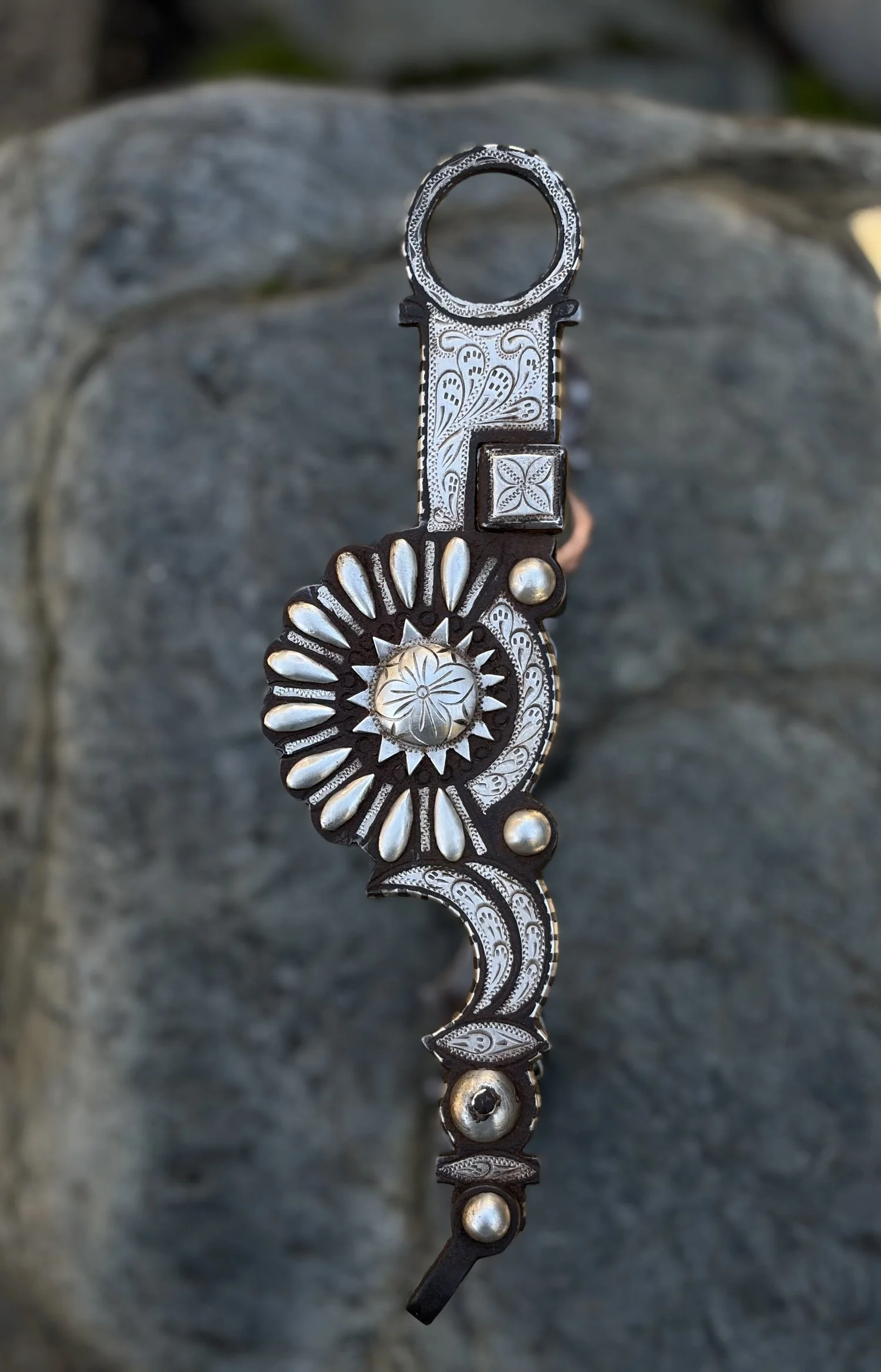 Abbie (A.B.) Hunt Teardrop pattern Santa Barbara bit