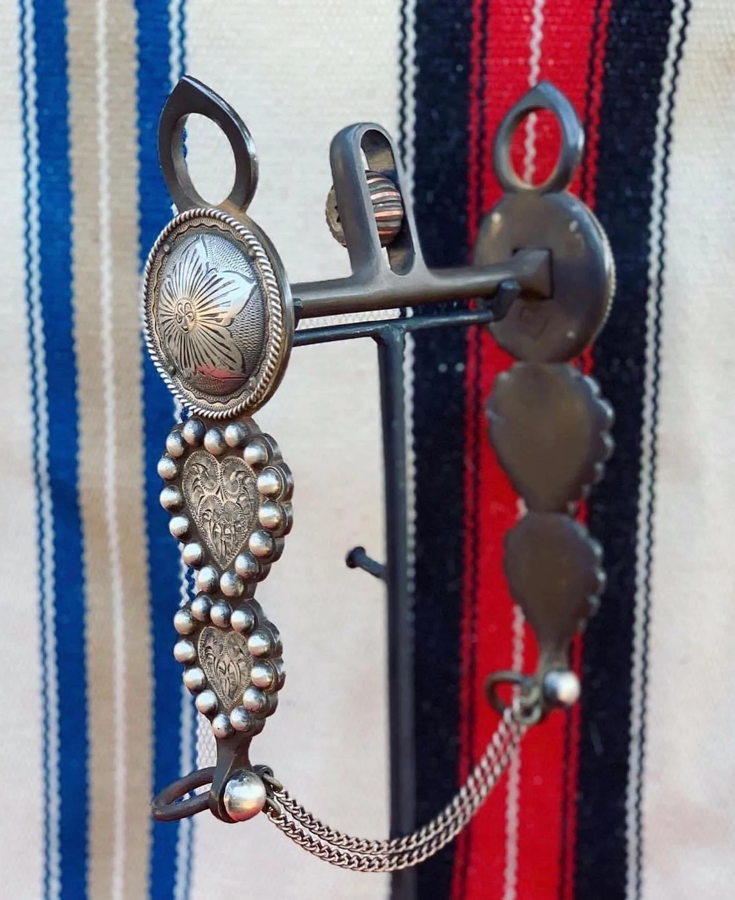 Heart conchos Las Cruces bit