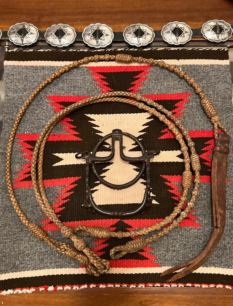 Saddles, Braided Rawhide, Horsehair & Leather — The Old