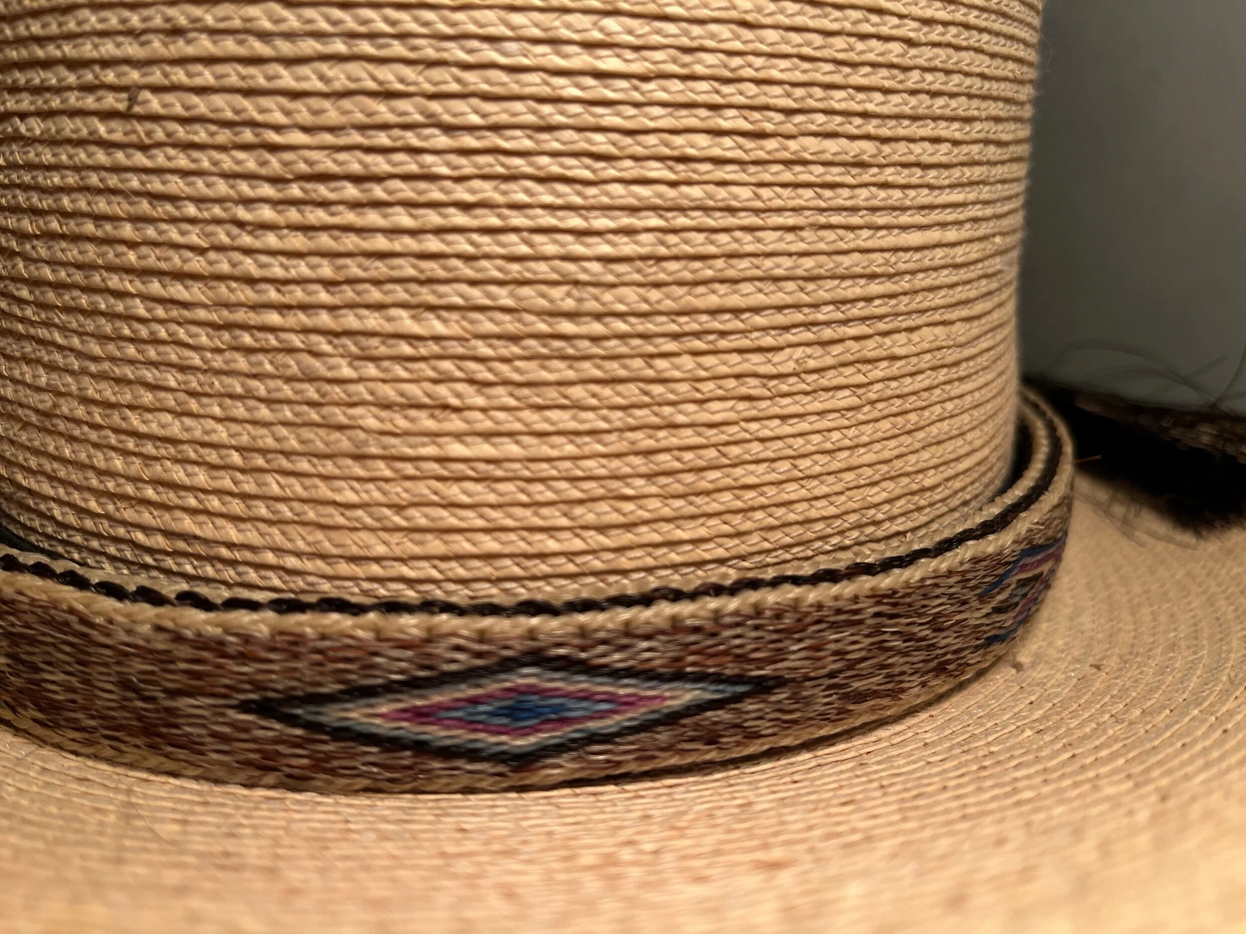 Vintage Straw Boater Hat w/ Braided Horsehair Band & Tassel Vintage Horsehair Hat Band - Etsy main image 2