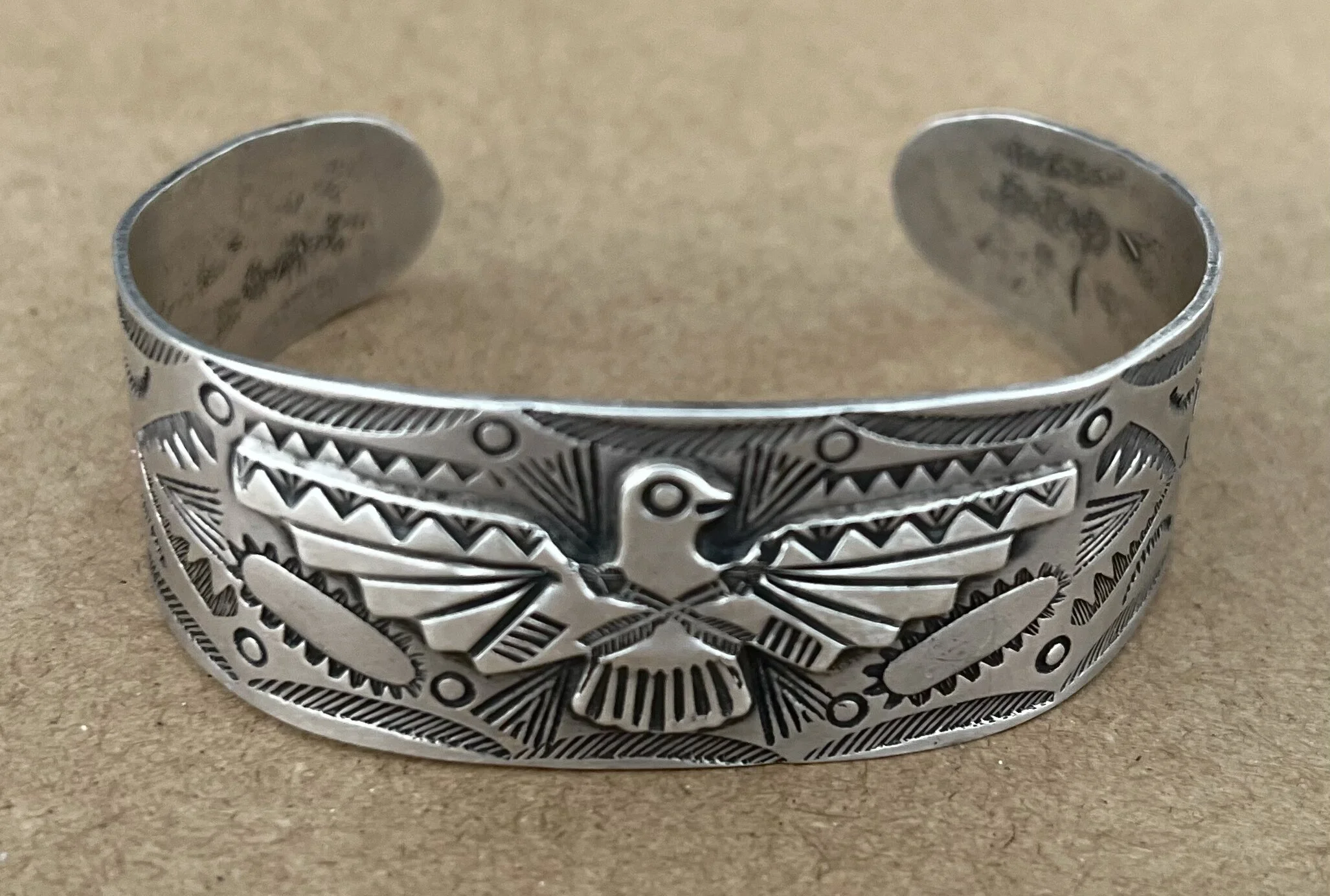 アクセサリー Thunderbird silver chain bracelet Vintage Silver Thunderbird Indian Bracelet — The Old Spanish