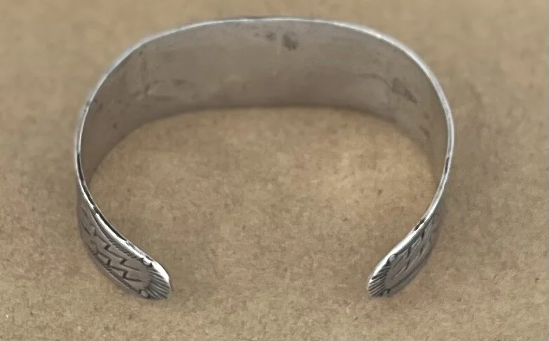 Vintage Silver Thunderbird Indian Bracelet — The Old Spanish