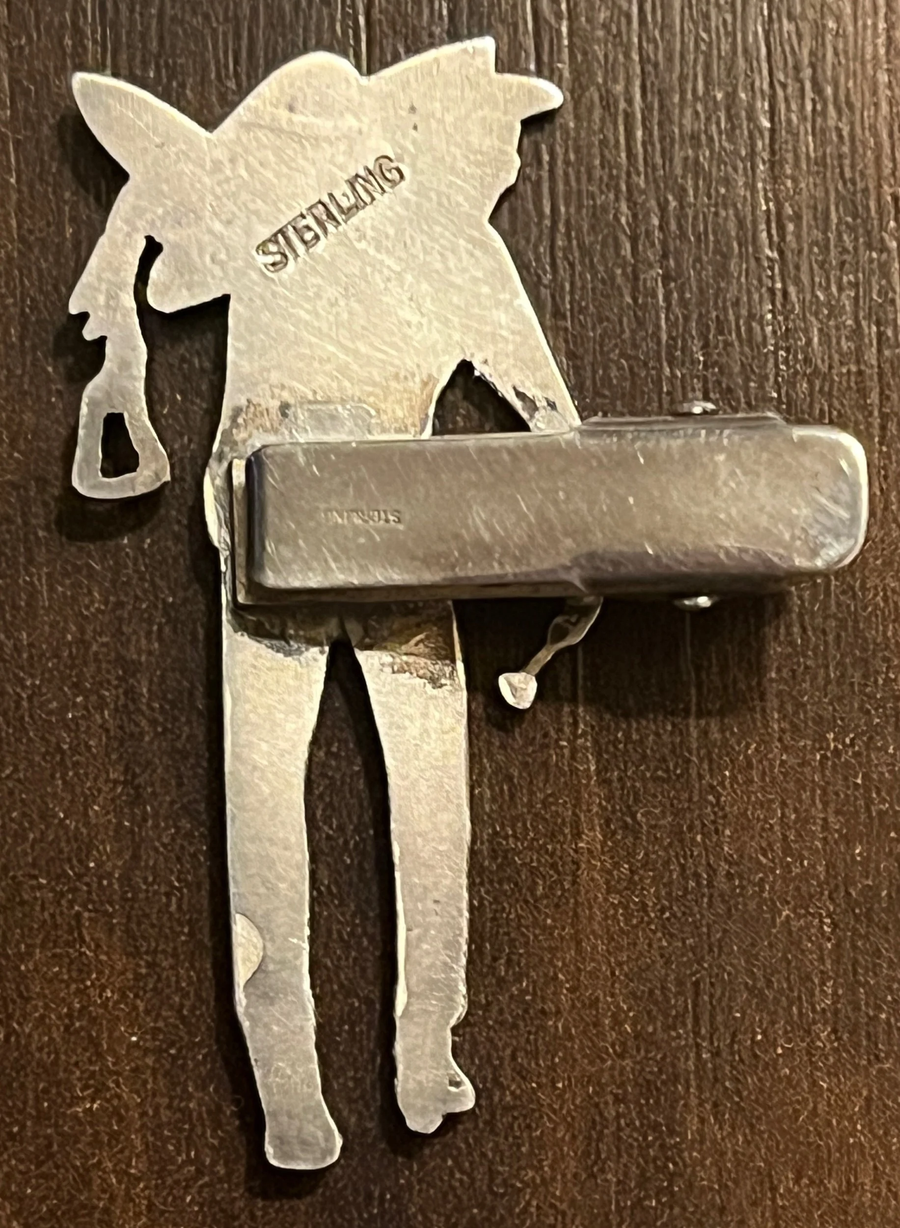 SOLD) Vintage 1950's Rare Levi's Strauss & Co. Silver