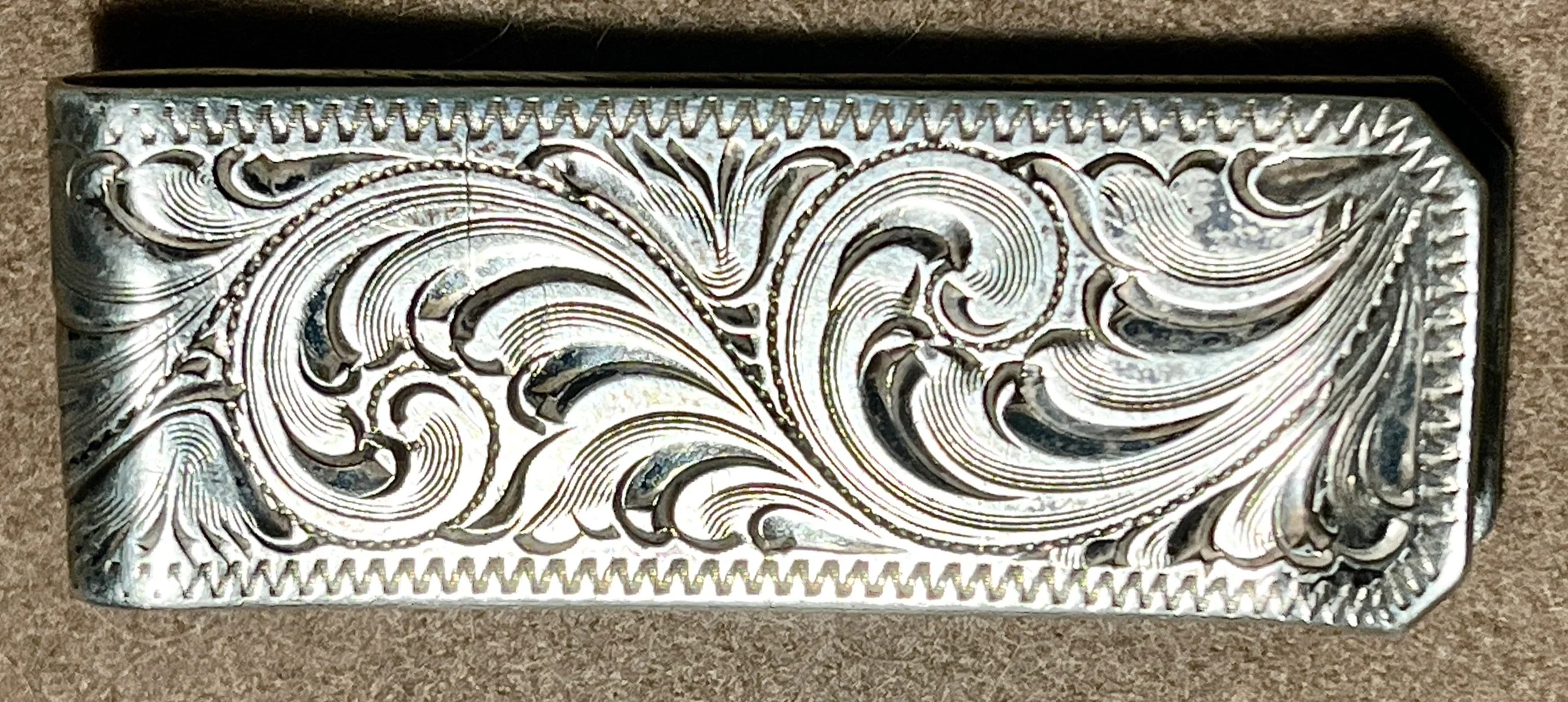 小物 vintage silver800 money clip Vintage Tiffany Co Sterling Silver 1837 Heavy Money Clip w