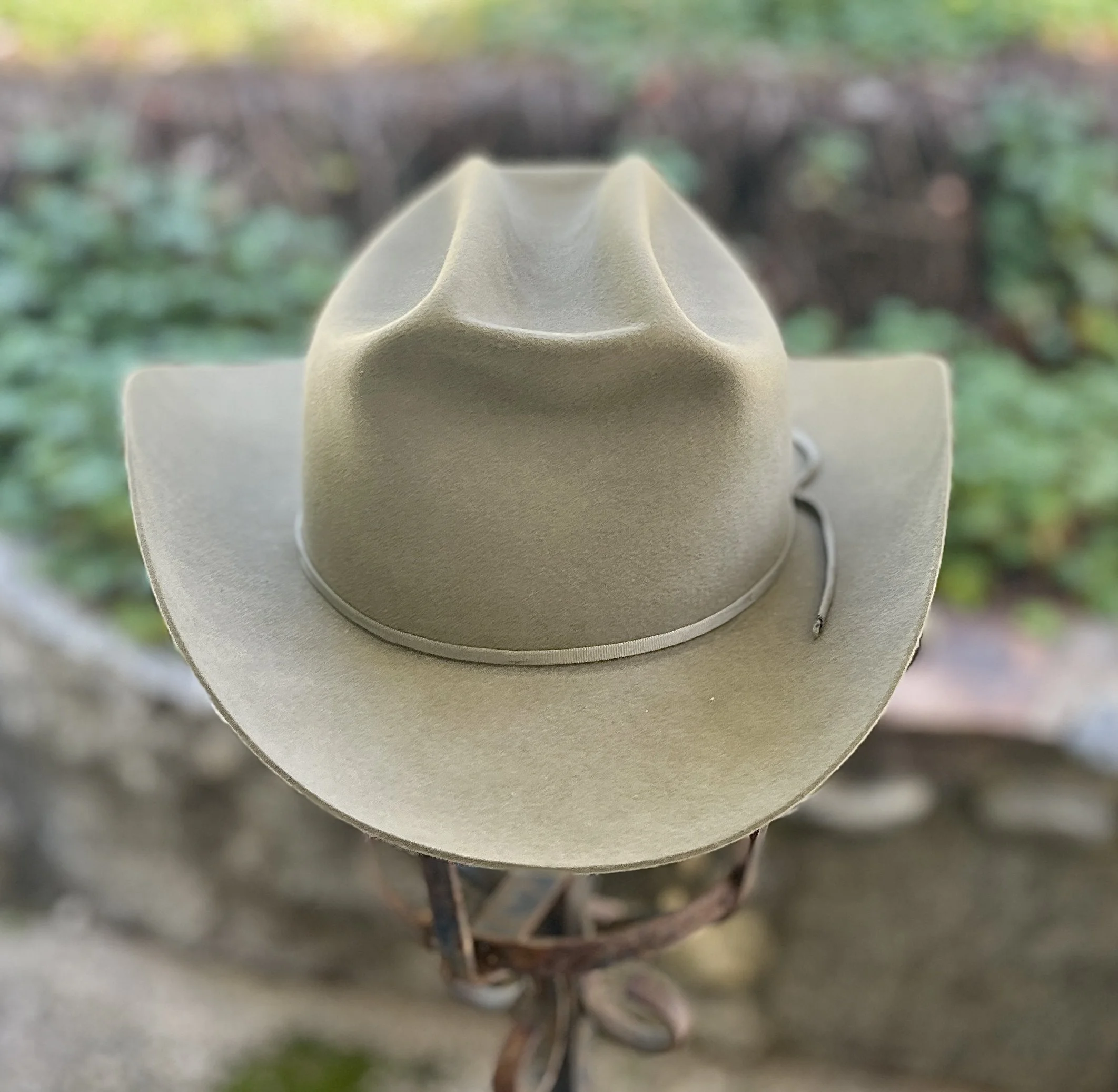 Vintage Stetson Hat Vintage STETSON The Sovereign Temple Fedora Tan Size 56 / 7  main image 3