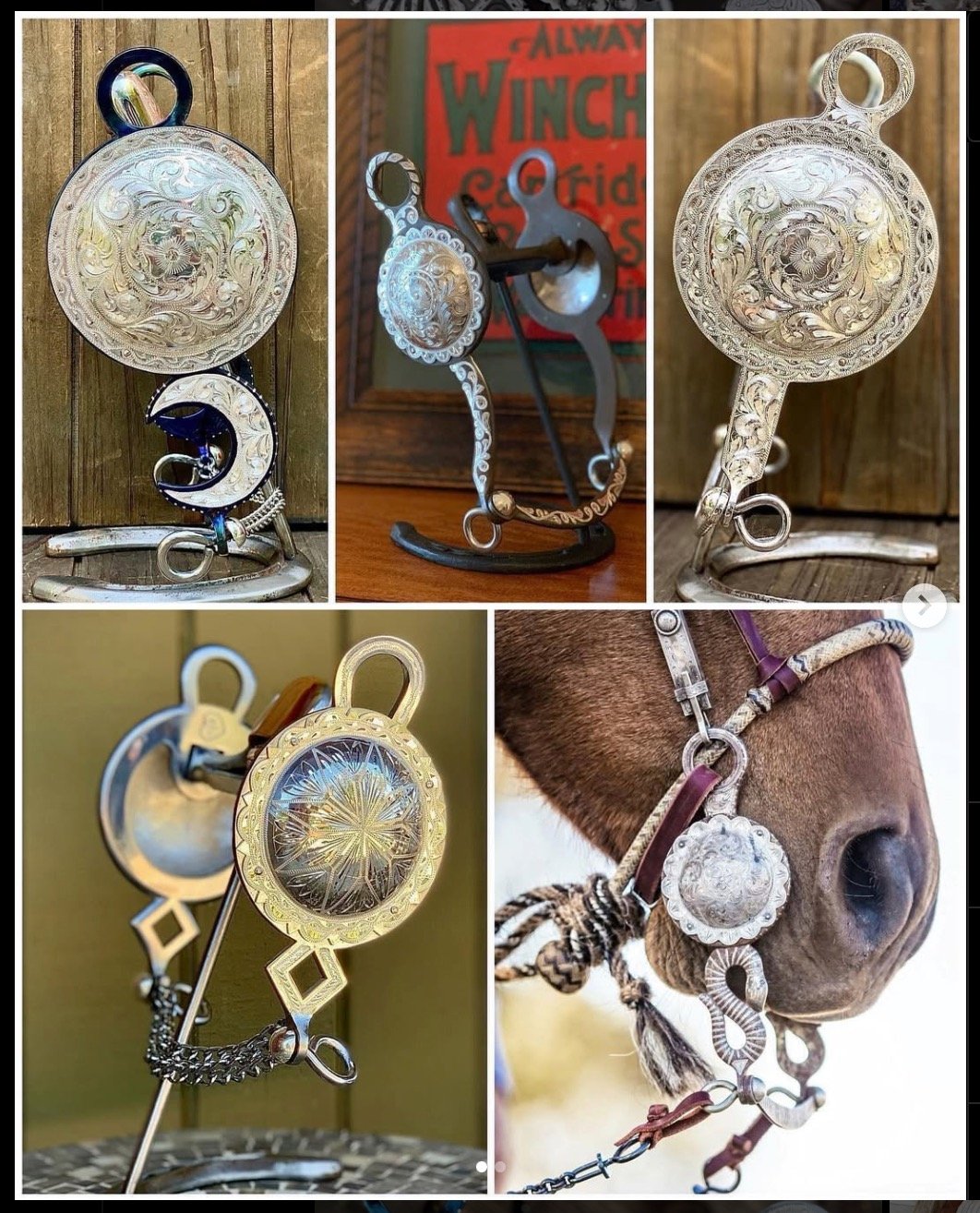 BIG CONCHO ENERGY!!!! 
Find more here: https://theoldspanishtrading.com/custom-bits