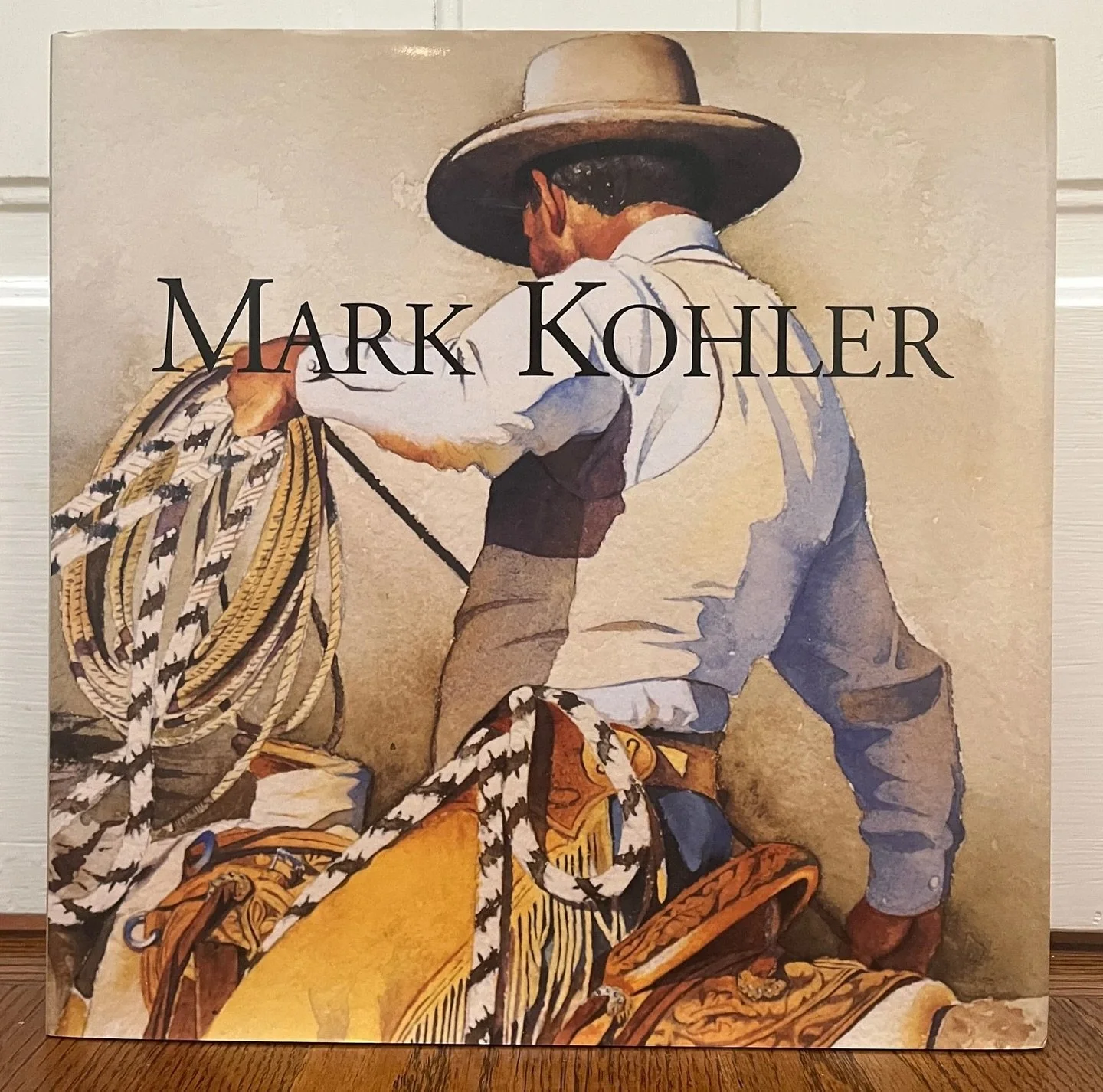 **Mark Kohler: Working Cowboys and Other Watercolors**

Available here:  https://theoldspanishtrading.com/books/mkohler 

Wonderful book of watercolor paintings by Mark Kohler. First Edition. Limited to 2,950 copies. Photographs by Sandy Wilson. Book
