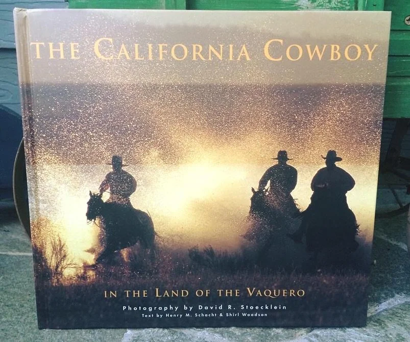 THE CALIFORNIA COWBOY by David R. Stoecklein
Available for purchase here:  https://theoldspanishtrading.com/books/ca-cowboy-book
My very last copy of the famous book by the late great photographer David R. Stoecklein, &ldquo;THE CALIFORNIA COWBOY, In