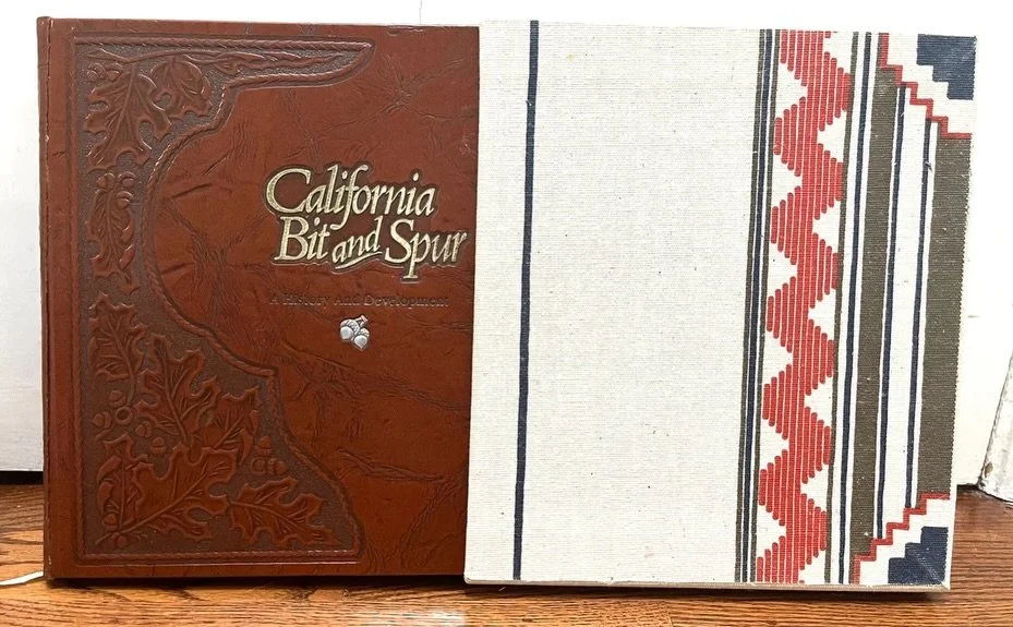 ✨ California Bit And Spur / A History And Development by Lou Kosloff ✨
Available for purchase here: https://theoldspanishtrading.com/books/orfuy5xd9fapwmdig6v5adt5a8njkc

Published by J Ralph Bell, Inc, in 1982, Newport Beach, First edition. Limited 