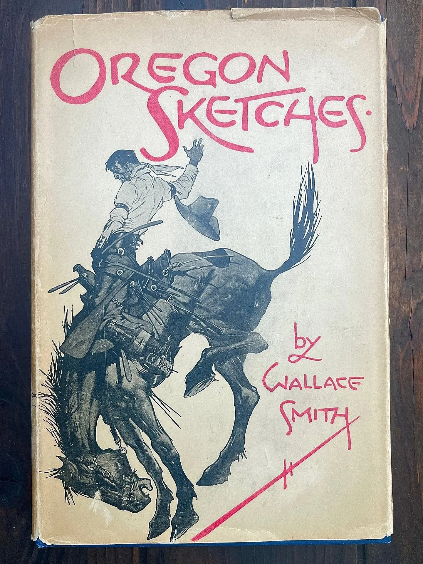 ✨1925 Oregon Sketches by Pendleton Round Up Artist Wallace Smith✨
Available for purchase here: https://theoldspanishtrading.com/books/9447rt25hveqfebuivpxbyrpdpcec3

1925 Antique book. Tight, square spine. Interior is else clean and unmarked. Some li