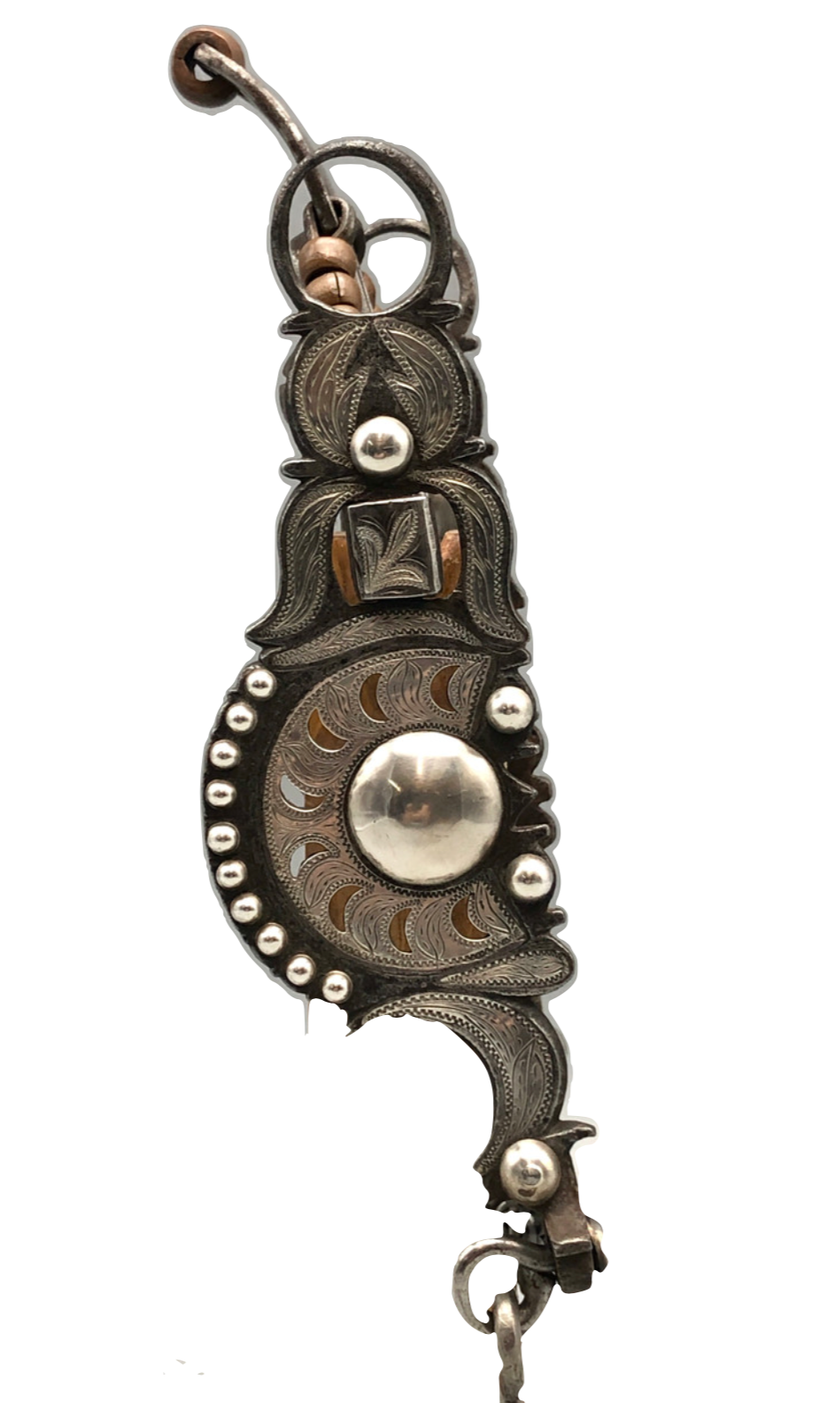 Antique California spade bit by Henry Niebla Sr. and Abbie Hunt