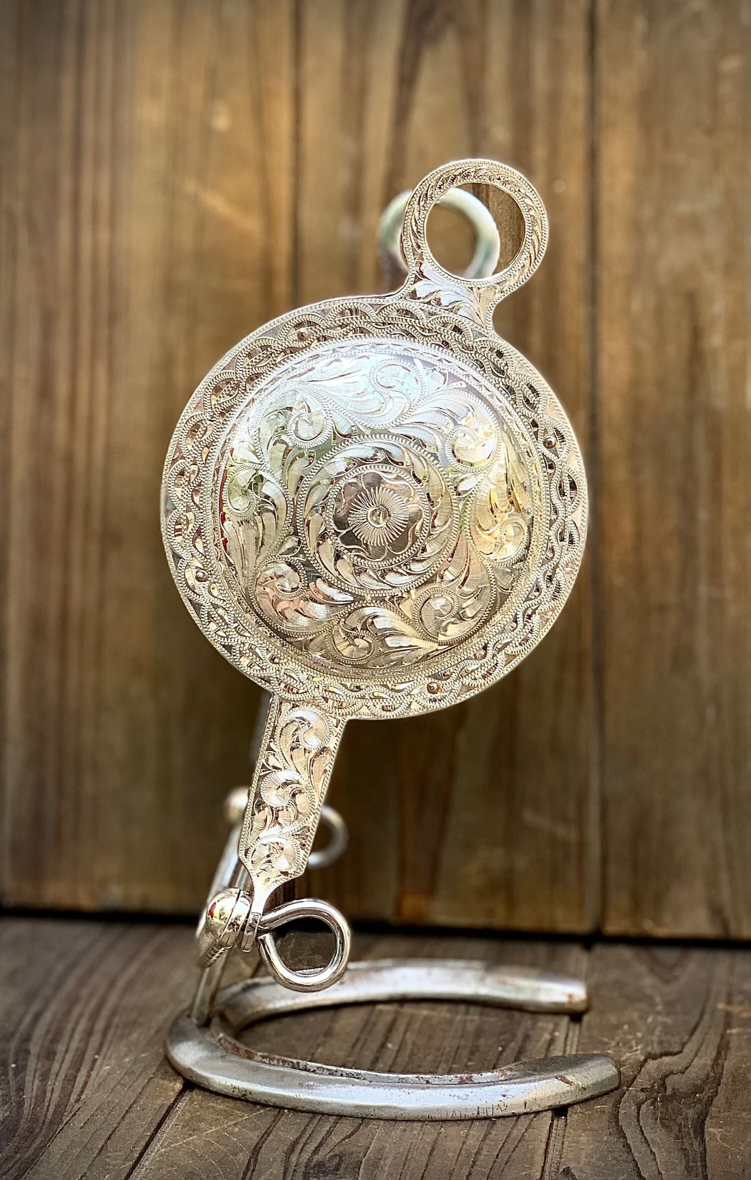 Mors De Parade Western Show - Argent, Bouche Cuivre - Taille 7